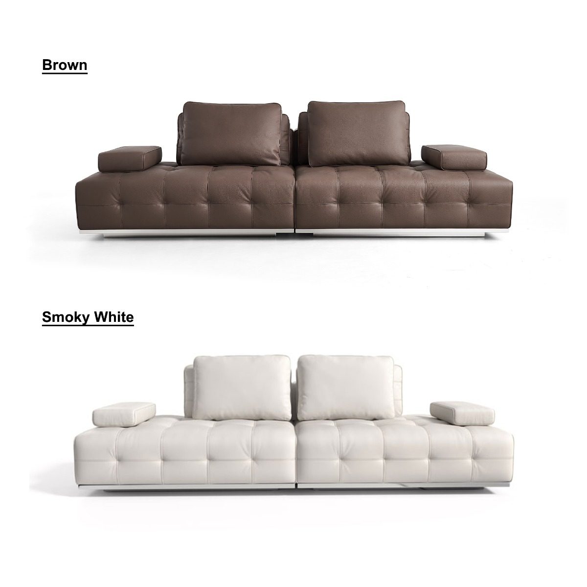 Rianne Modular 4-Seater Leather Sofa