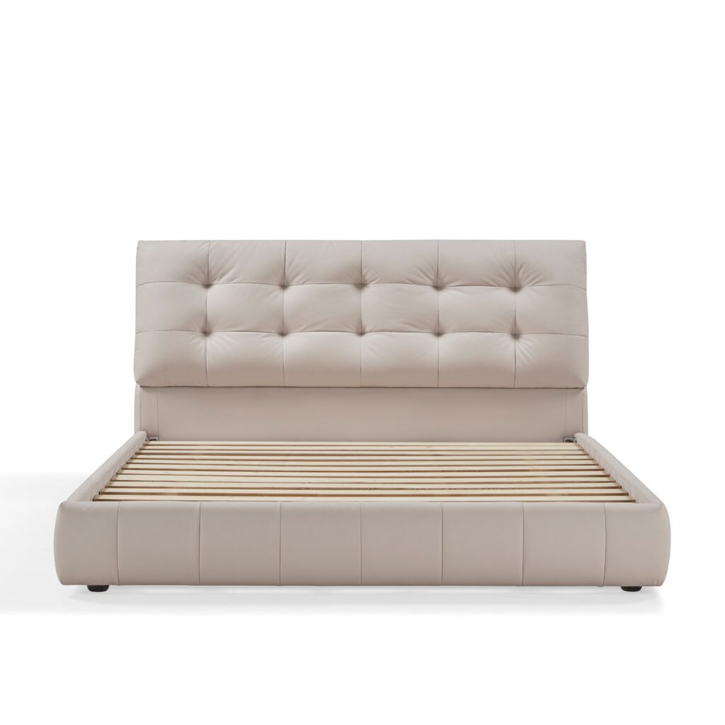 Dafina Faux Leather Bed Frame