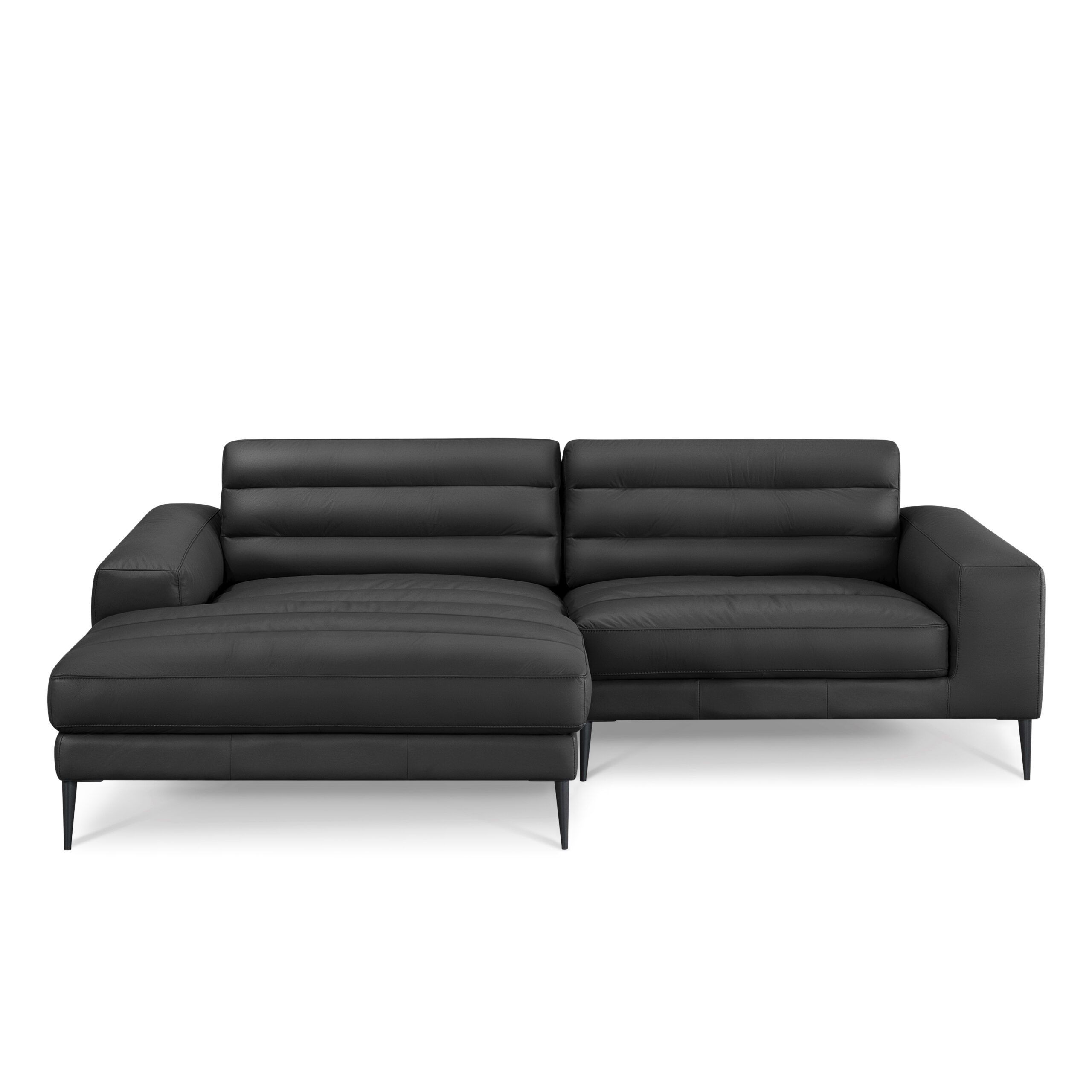 Vicente L-Shape Full Leather Sofa – Top Grain European Leather