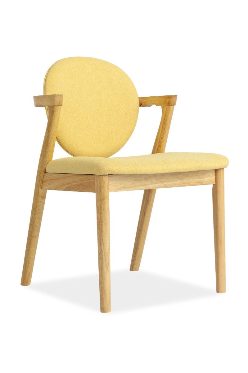 Ronny Arm Dining Chair – Natural