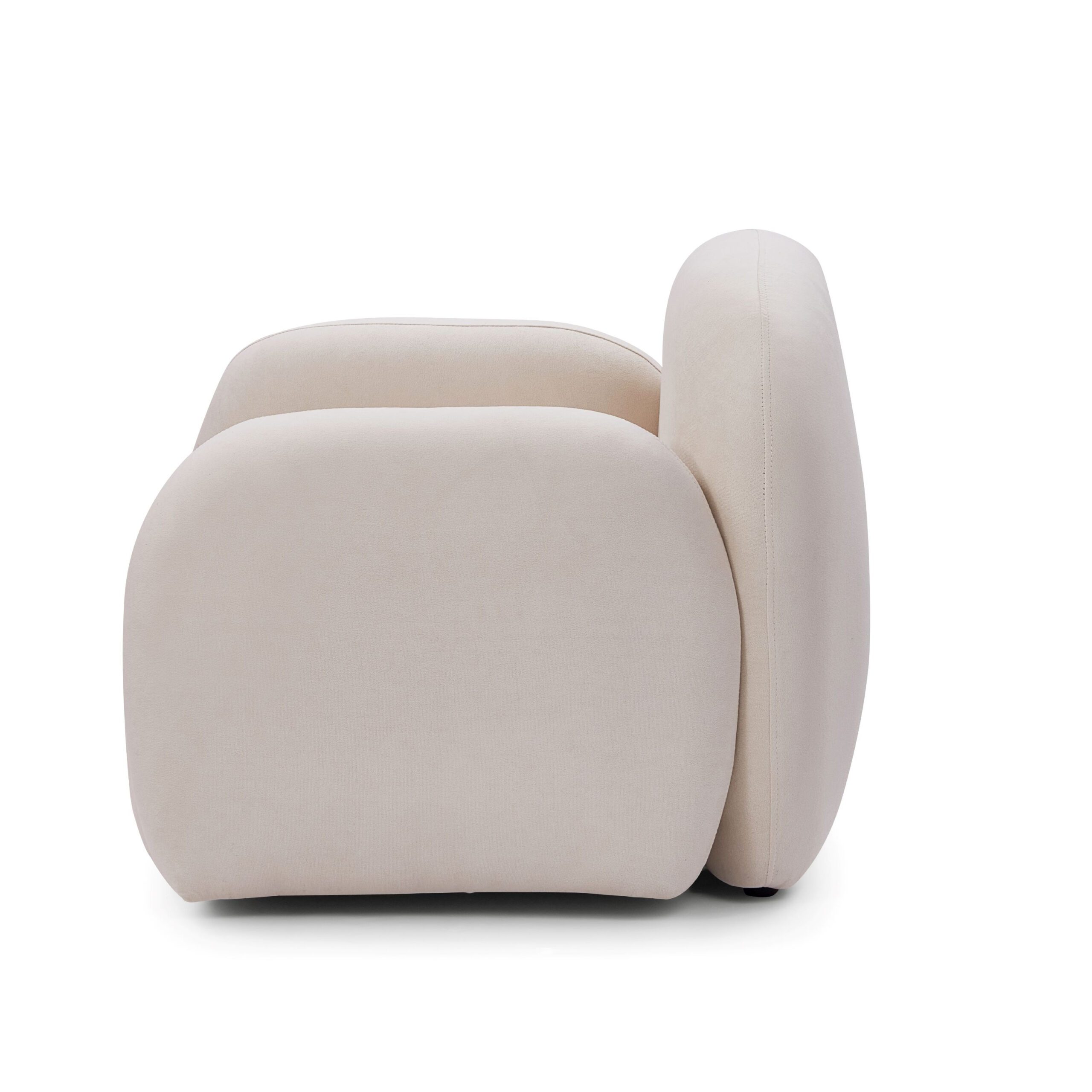 Glynae Beige Upholstered Armchair