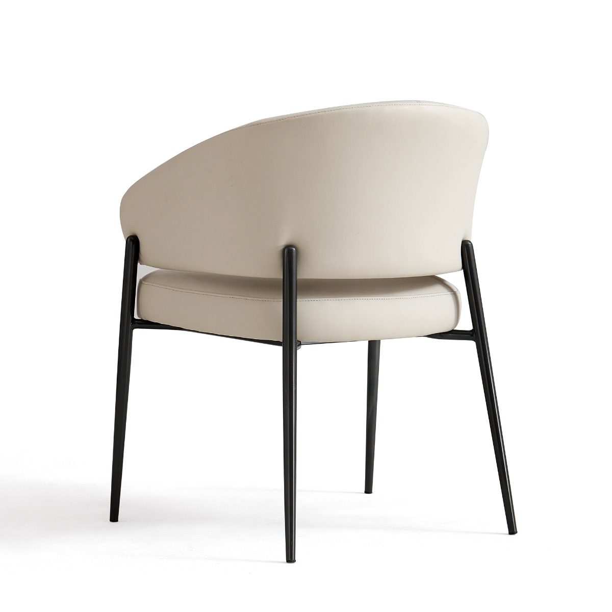 Vidar Faux Leather Dining Chair – Light Grey