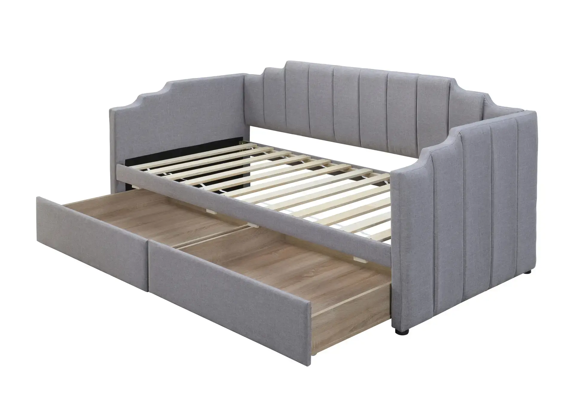 Alphosine Single Kids Daybed with Dual Storage Drawers