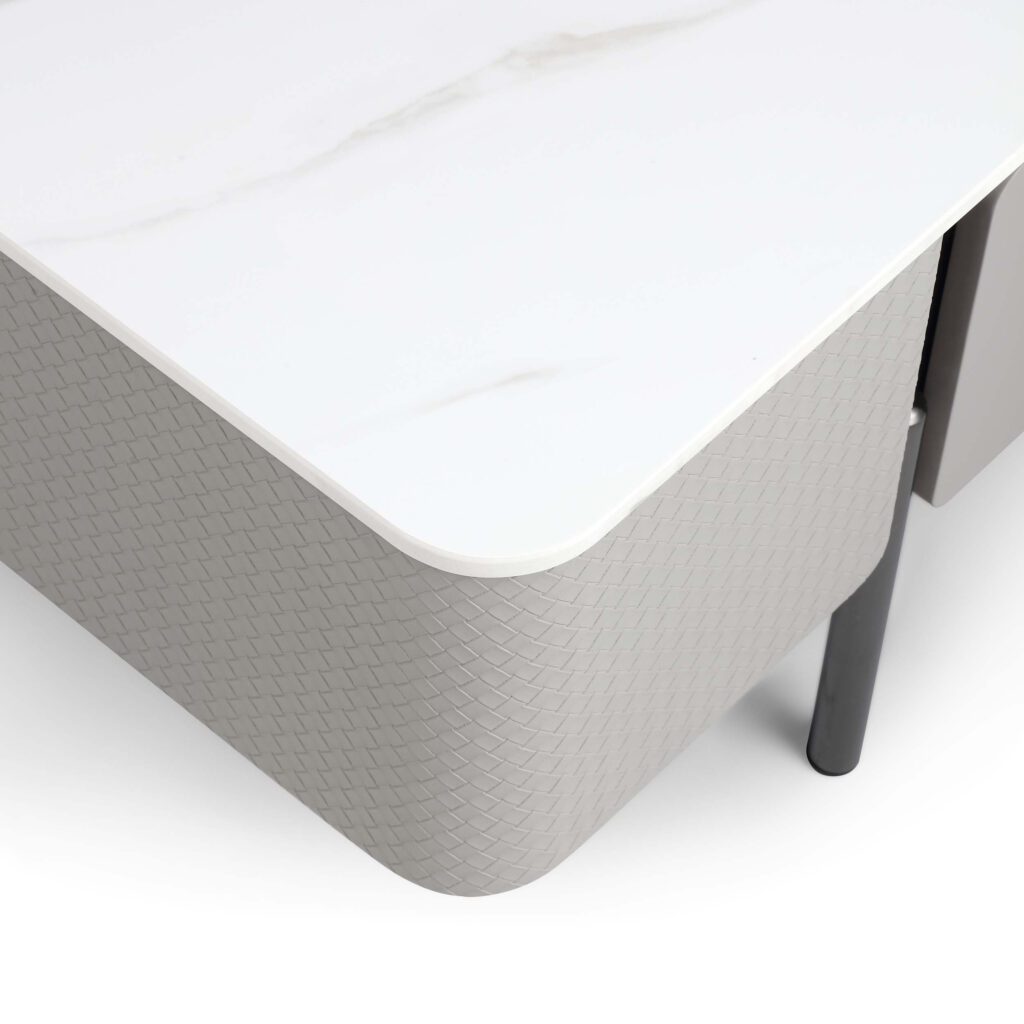 Higham Grey TV Console with Sintered Stone Top