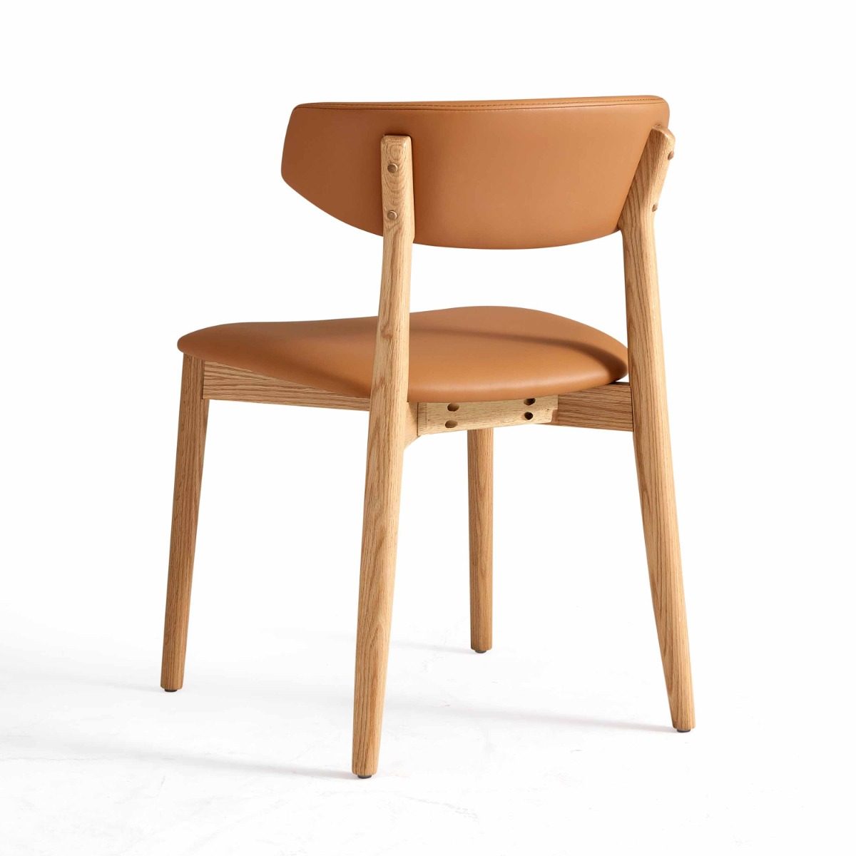 Vance Mid-Century Oak Dining Chair