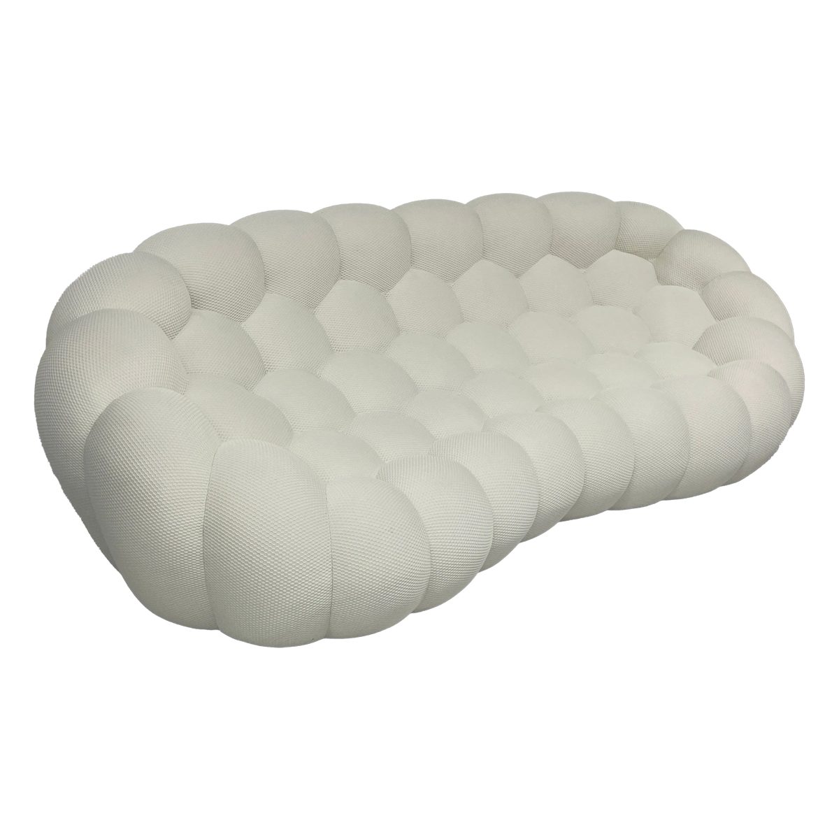 LUNARA Velvet Cloud 3-Seater Sofa