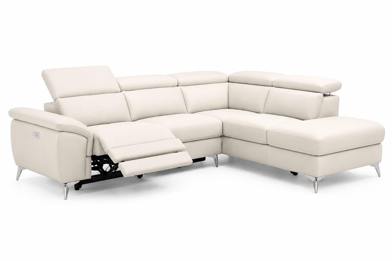 Moderno L-Shape 3-Seater Electric Recliner Sofa