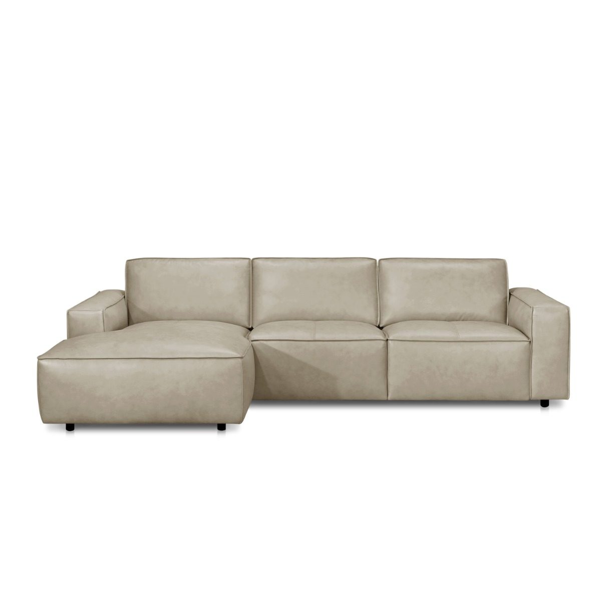 Zalmir L-Shape Full Leather Sofa