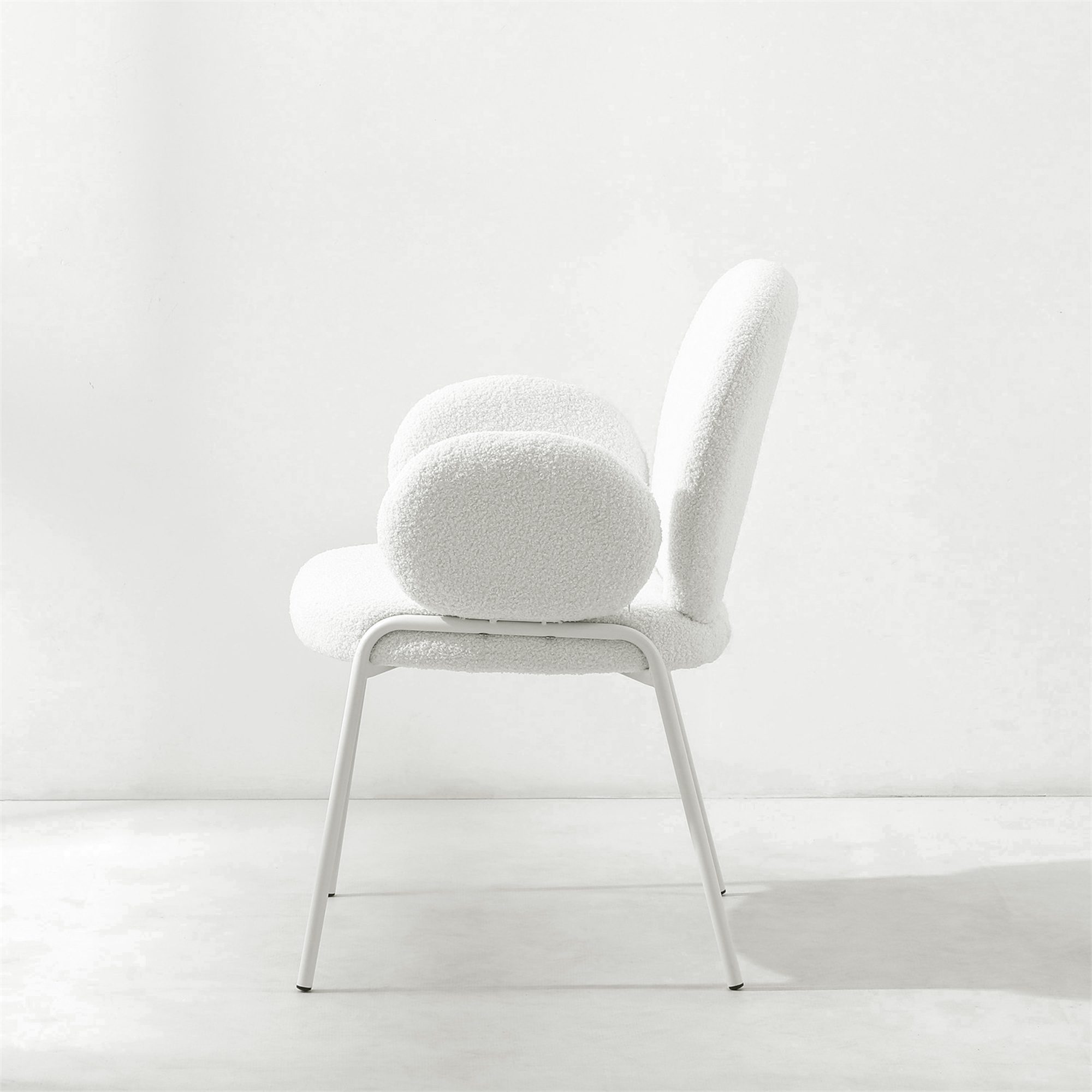 Dantel Sherpa Fabric Armchair