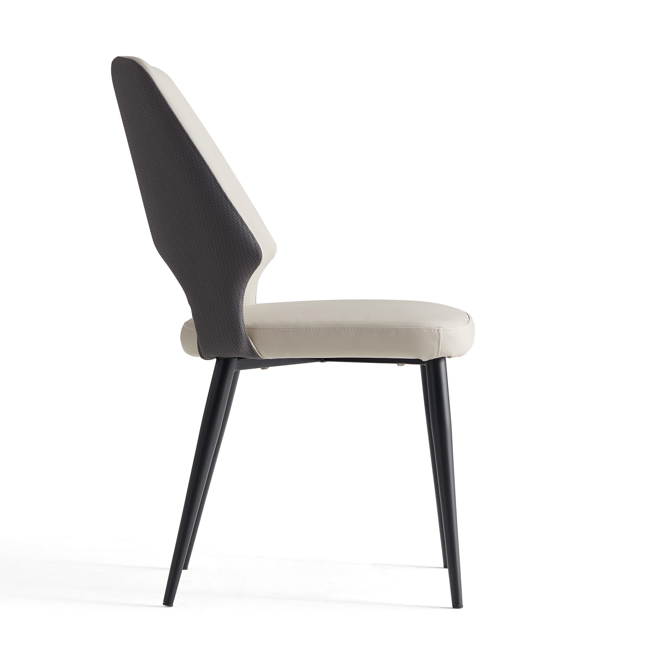 Patxi Faux Leather Dining Chair – Light Grey
