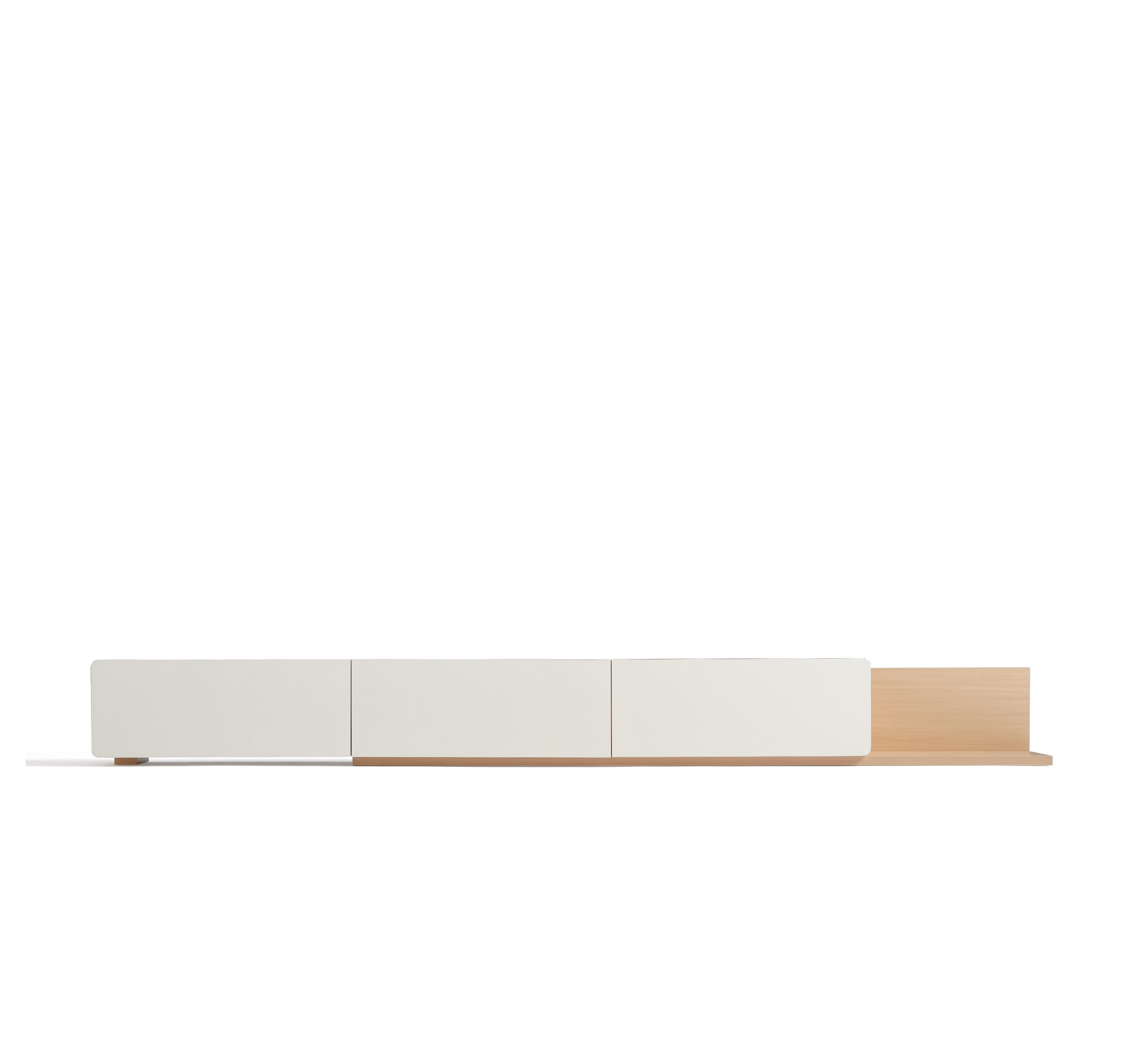Ayelin Extendable TV Console with Drawers