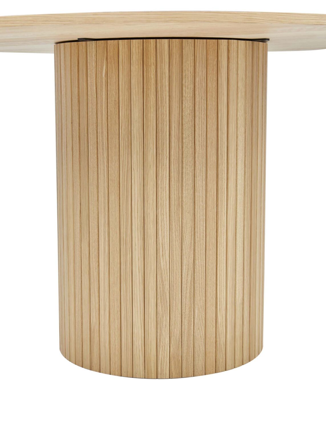 Caesar Round Dining Table – Walnut or Oak Finish