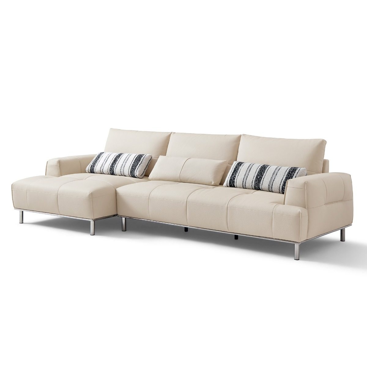 Rigmor L-Shape Leather Sofa