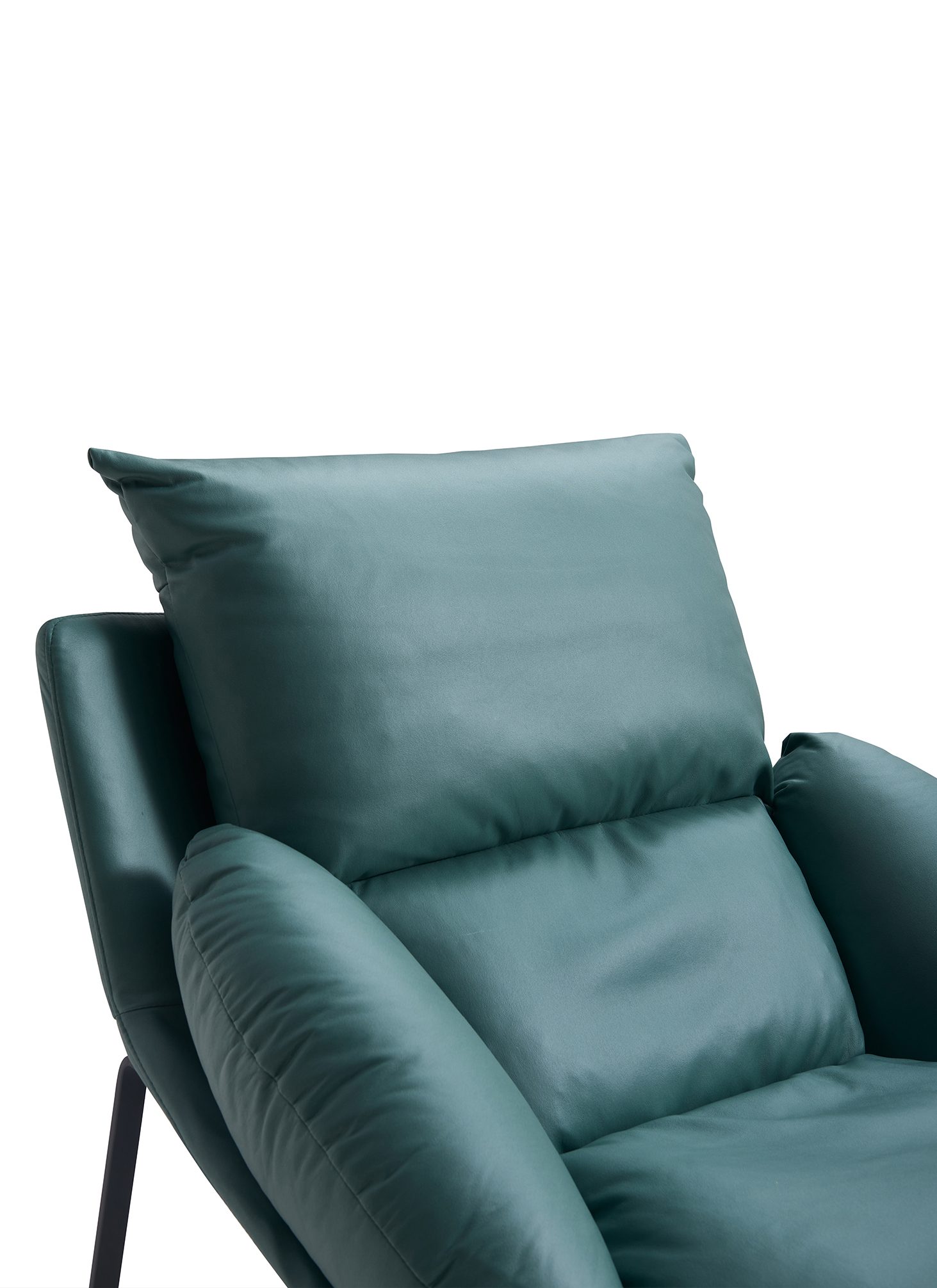 Whytlok Modern Green Leathaire Armchair
