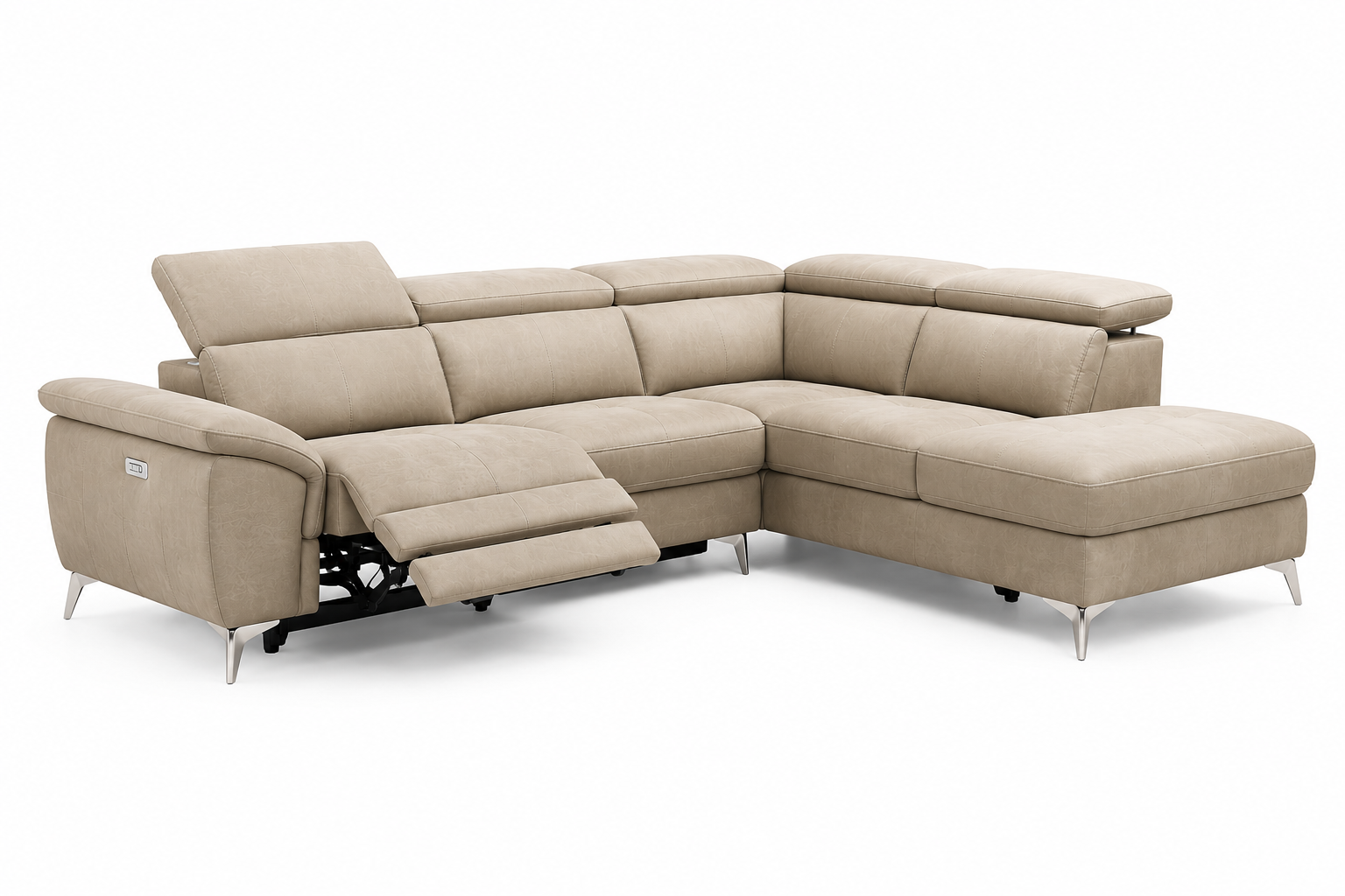 Moderno L-Shape 3-Seater Electric Recliner Sofa