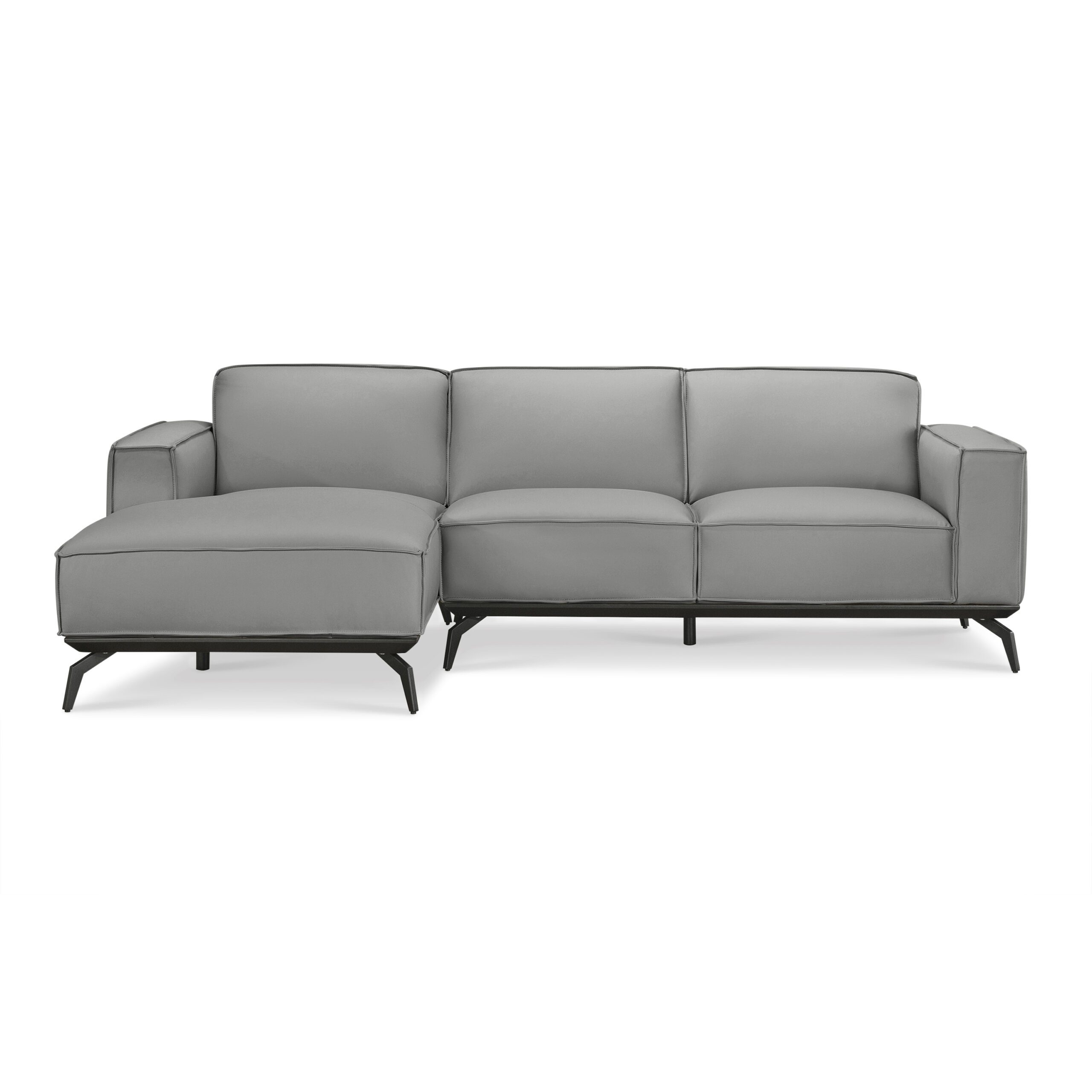 Mateus Full Leather L-Shape Sofa