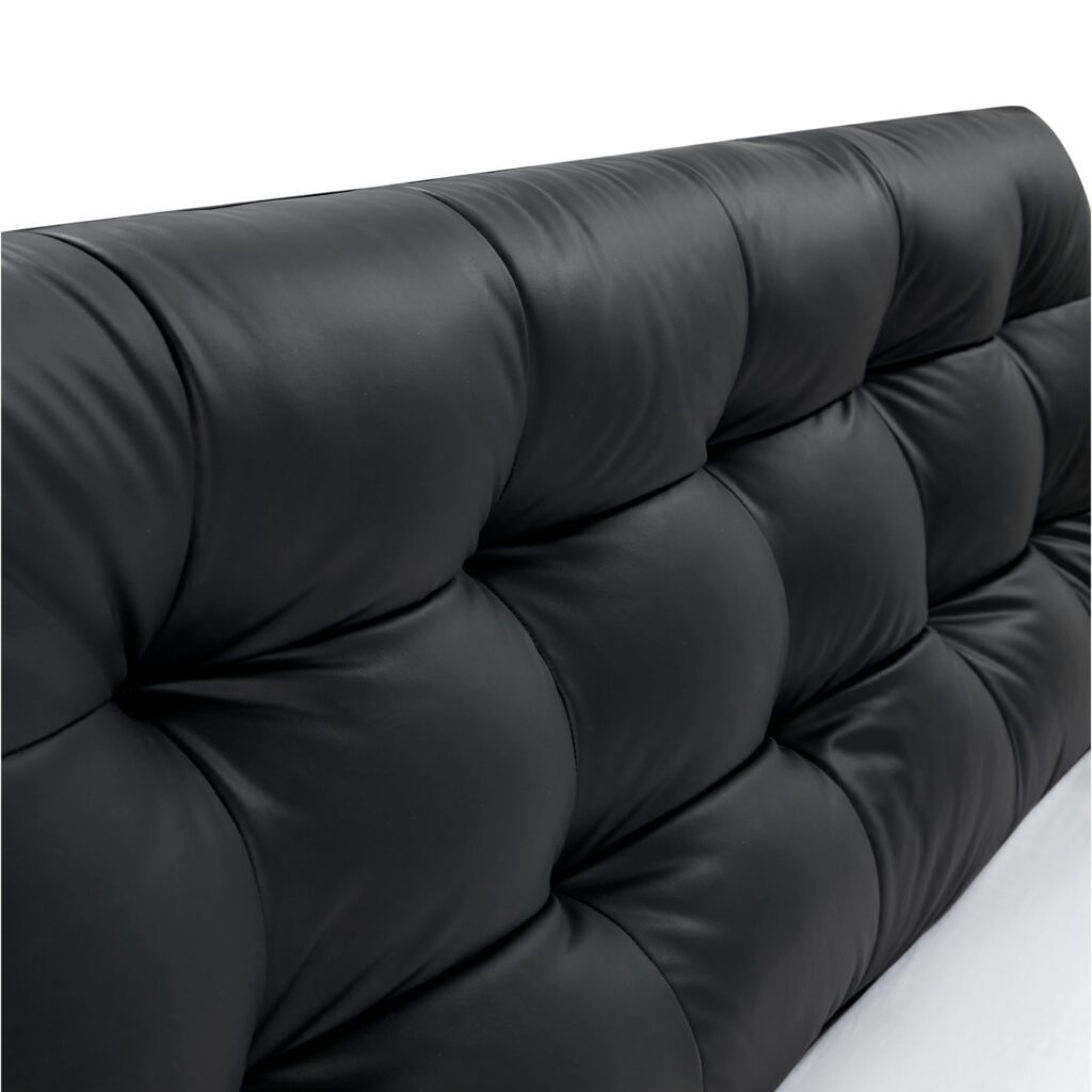 Dafina Faux Leather Bed Frame