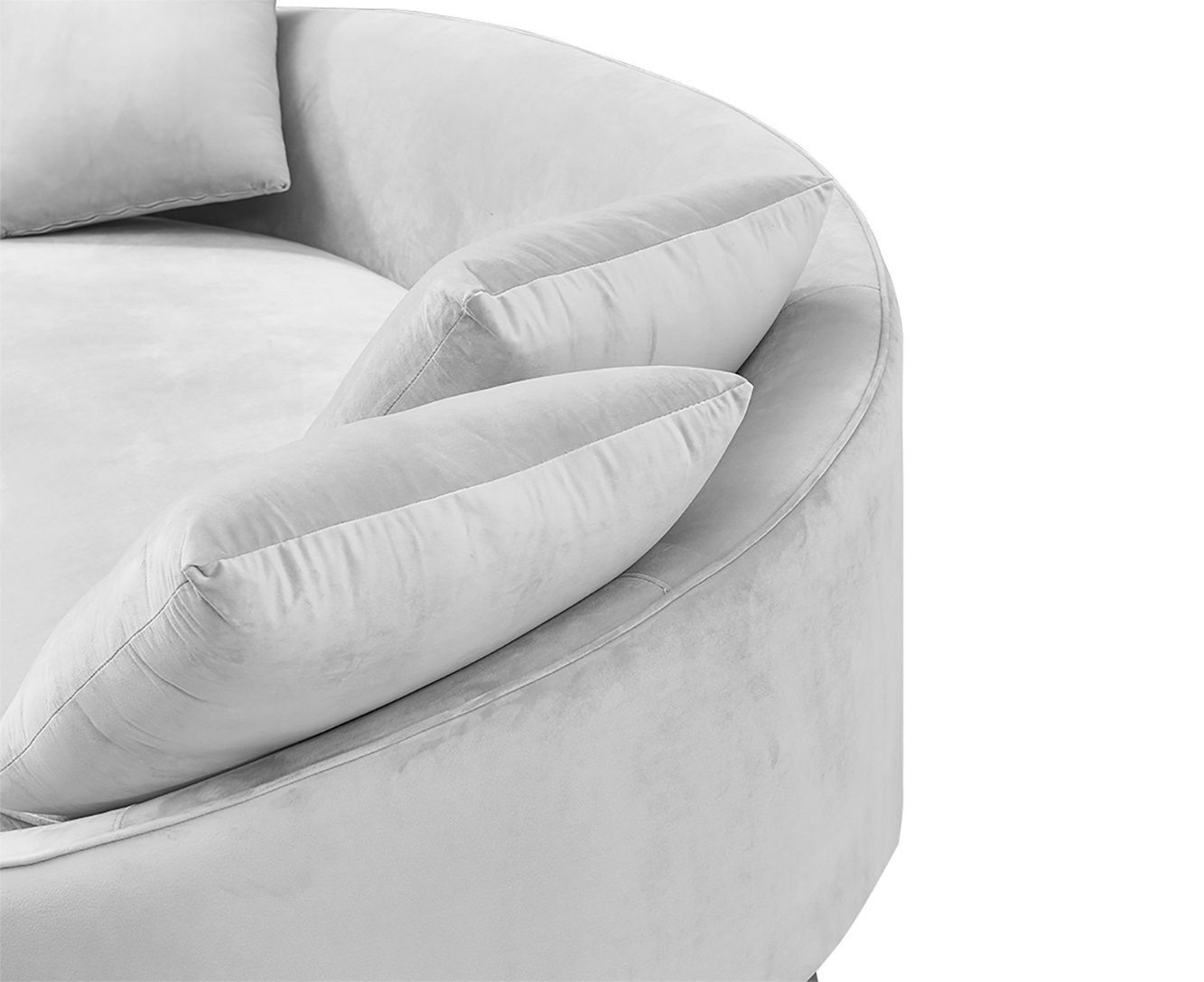 Svelte 4-Seater Sofa (Light Grey)