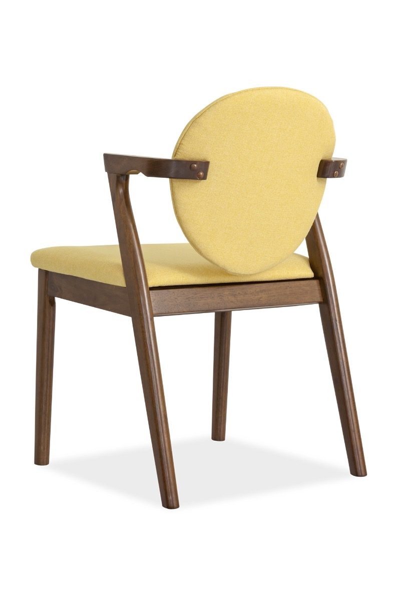 Ronny Arm Dining Chair – Walnut