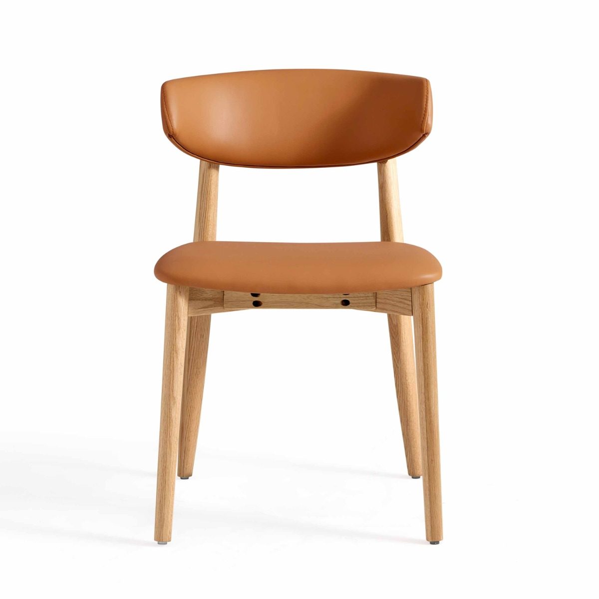 Vance Mid-Century Oak Dining Chair