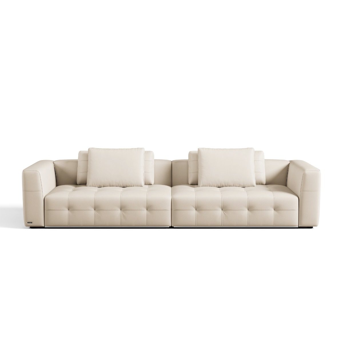 Senka 4-Seater Top Grain Leather Sofa