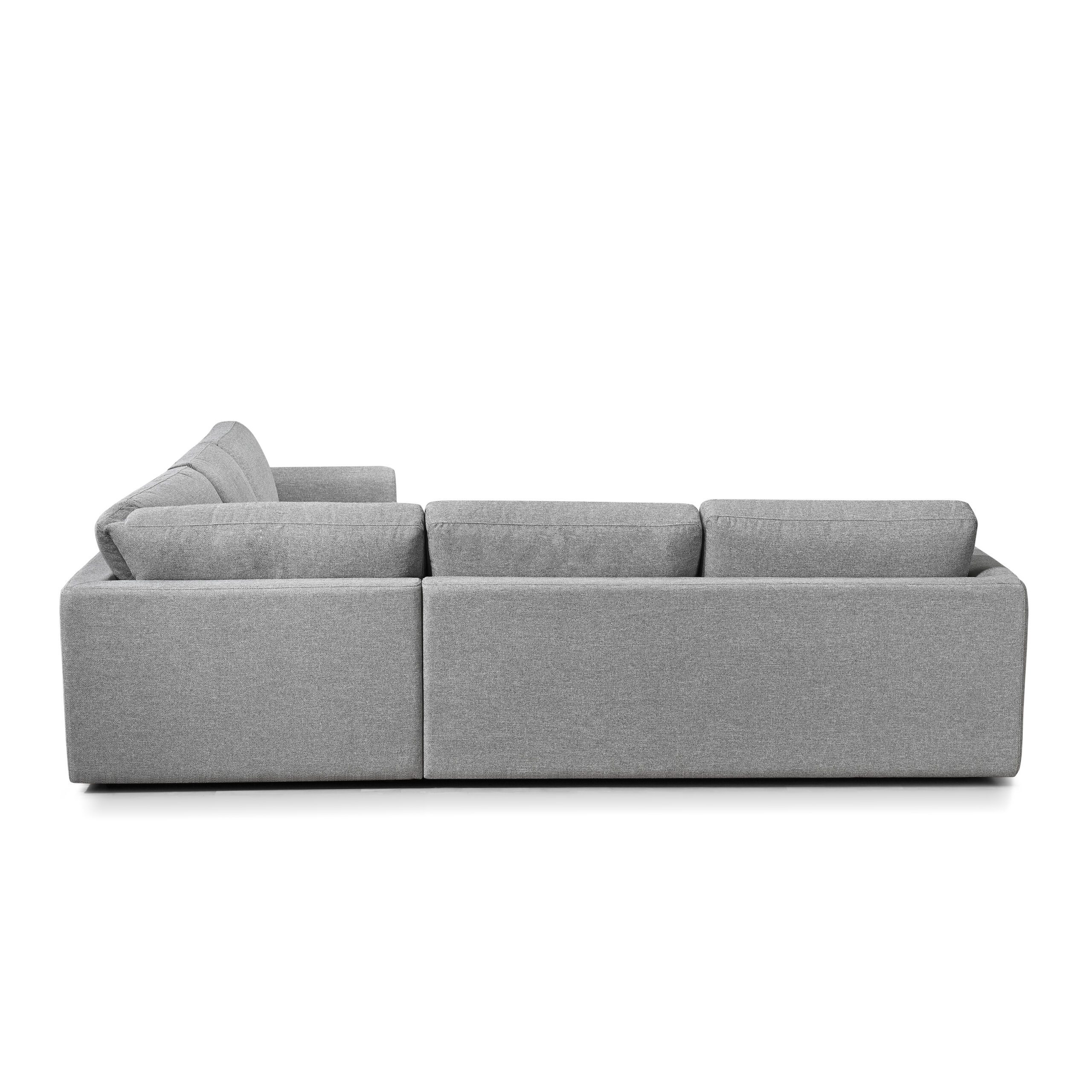 Novalie Fabric Sofa – Ash Grey