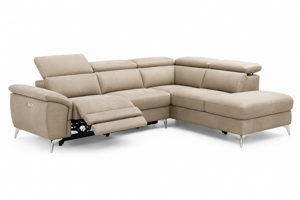 Moderno L-Shape 3-Seater Electric Recliner Sofa