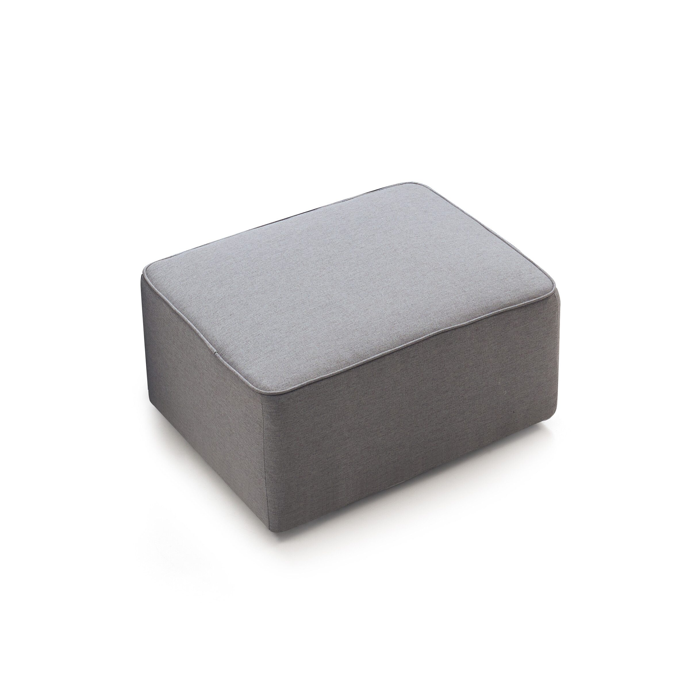 Tuomas 3-Seater Sofa with Ottoman – Light Grey