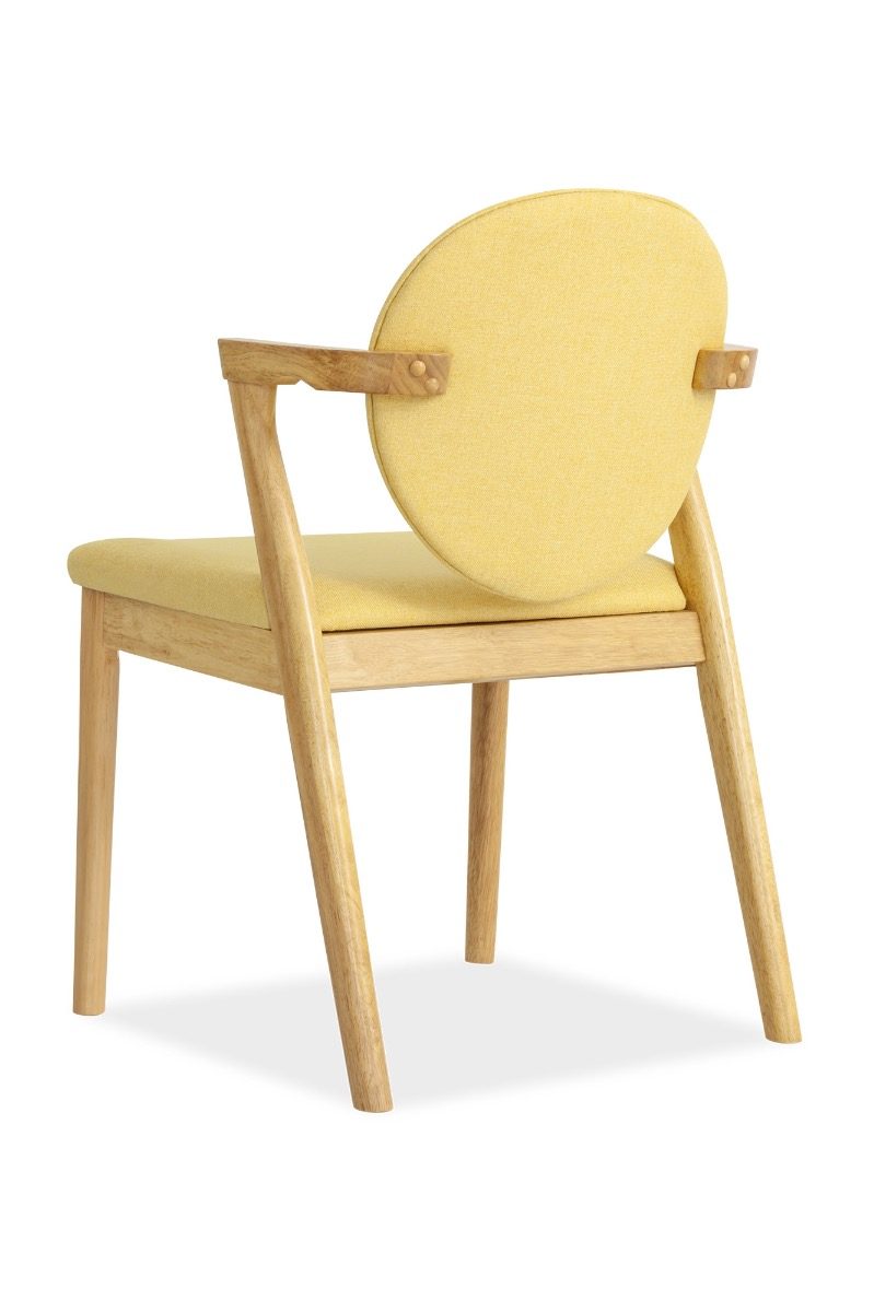Ronny Arm Dining Chair – Natural