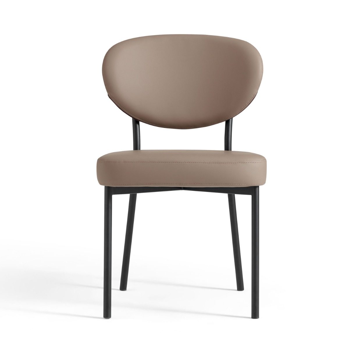 Choni Faux Leather Armless Chair