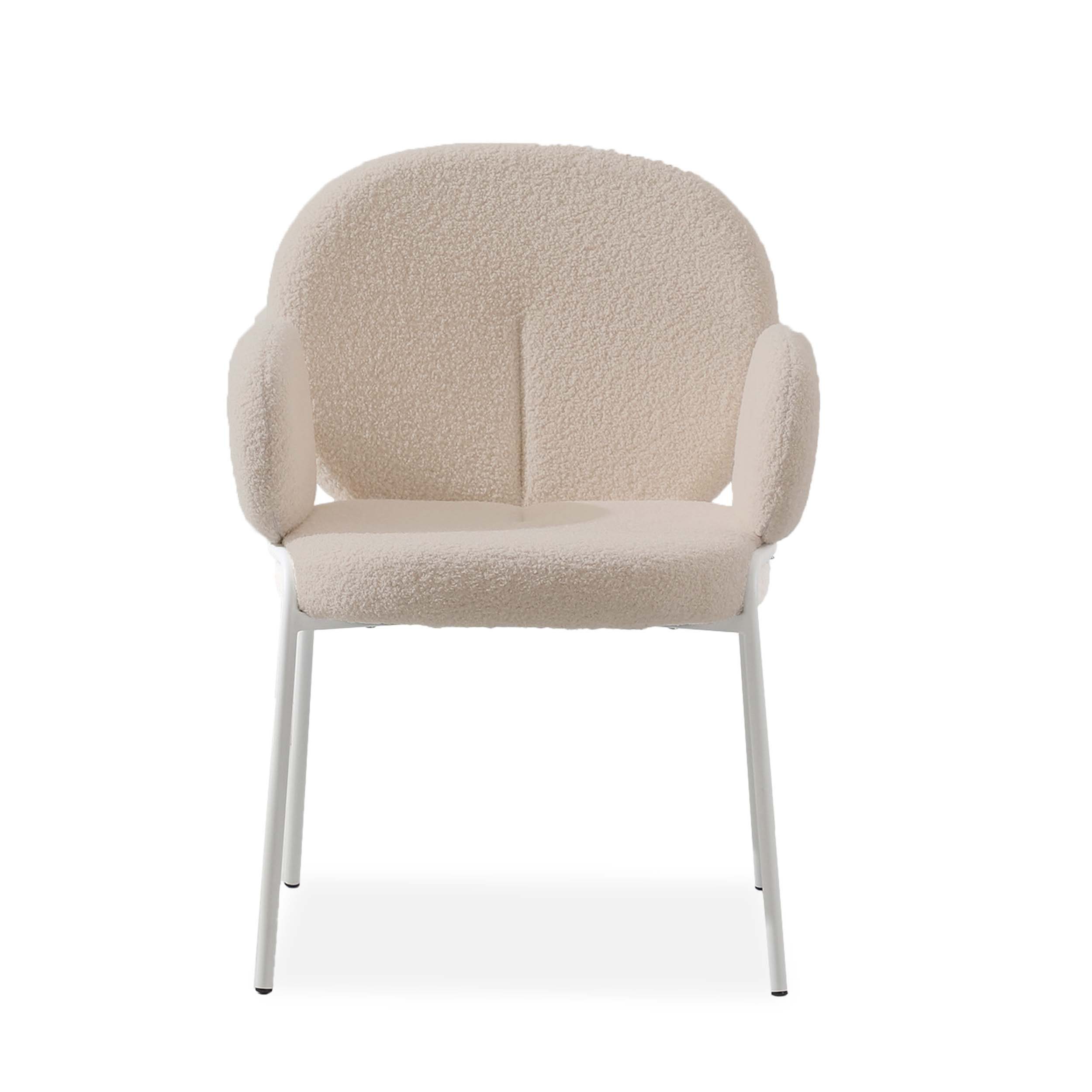 Dantel Sherpa Fabric Armchair