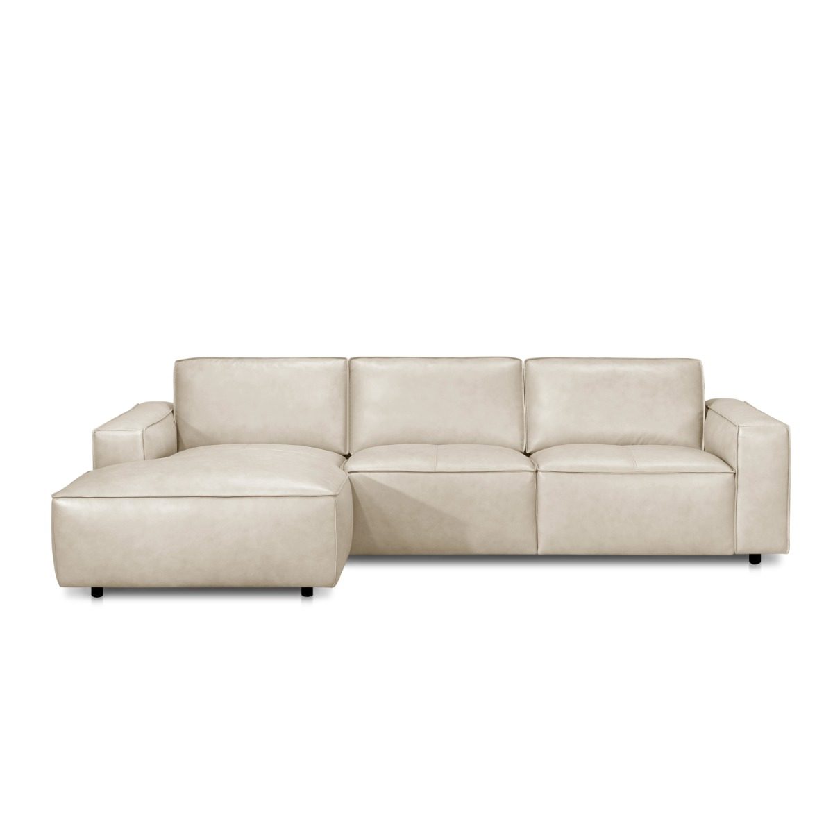 Zalmir L-Shape Full Leather Sofa