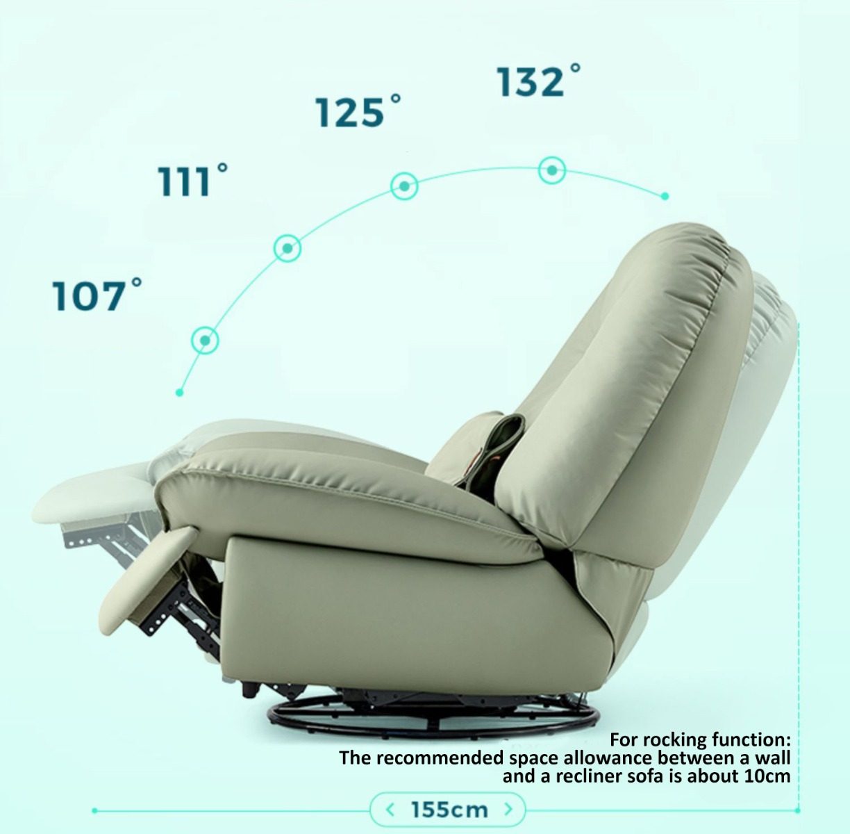 Oasis 1.2M Multi-Functional Recliner Chair