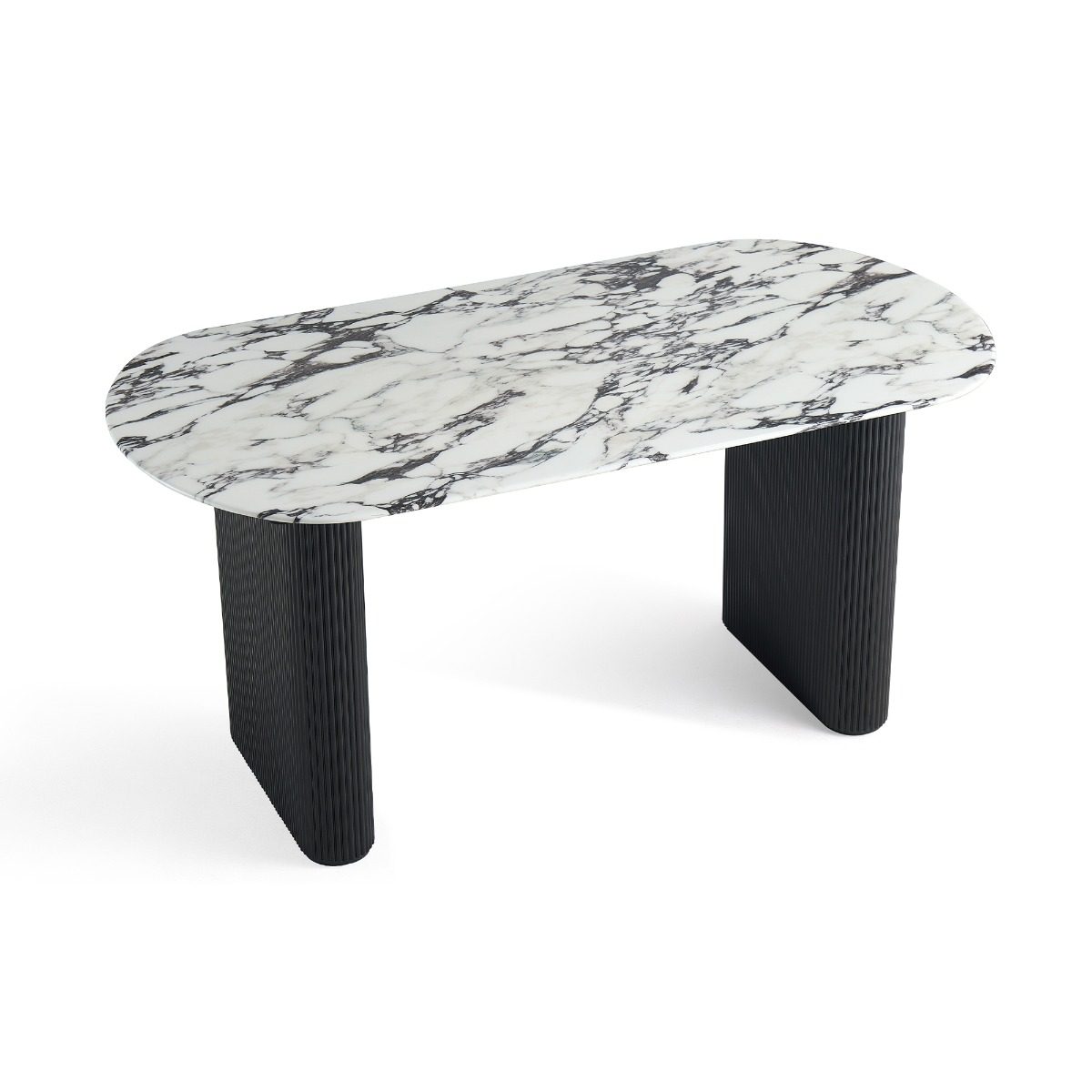 Paulius 1.6M Cultured Marble Dining Table
