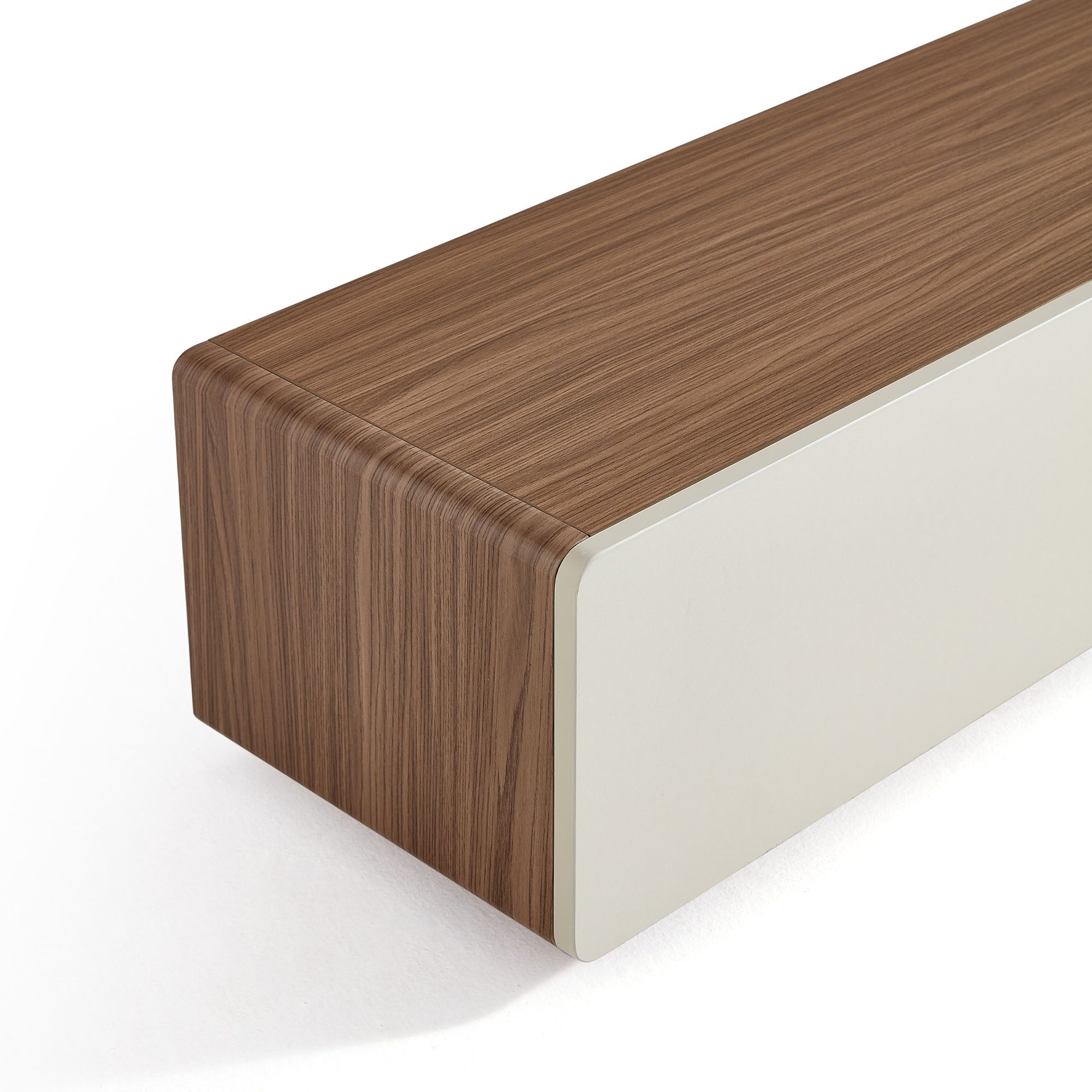 Ayelin Grey/Walnut TV Console