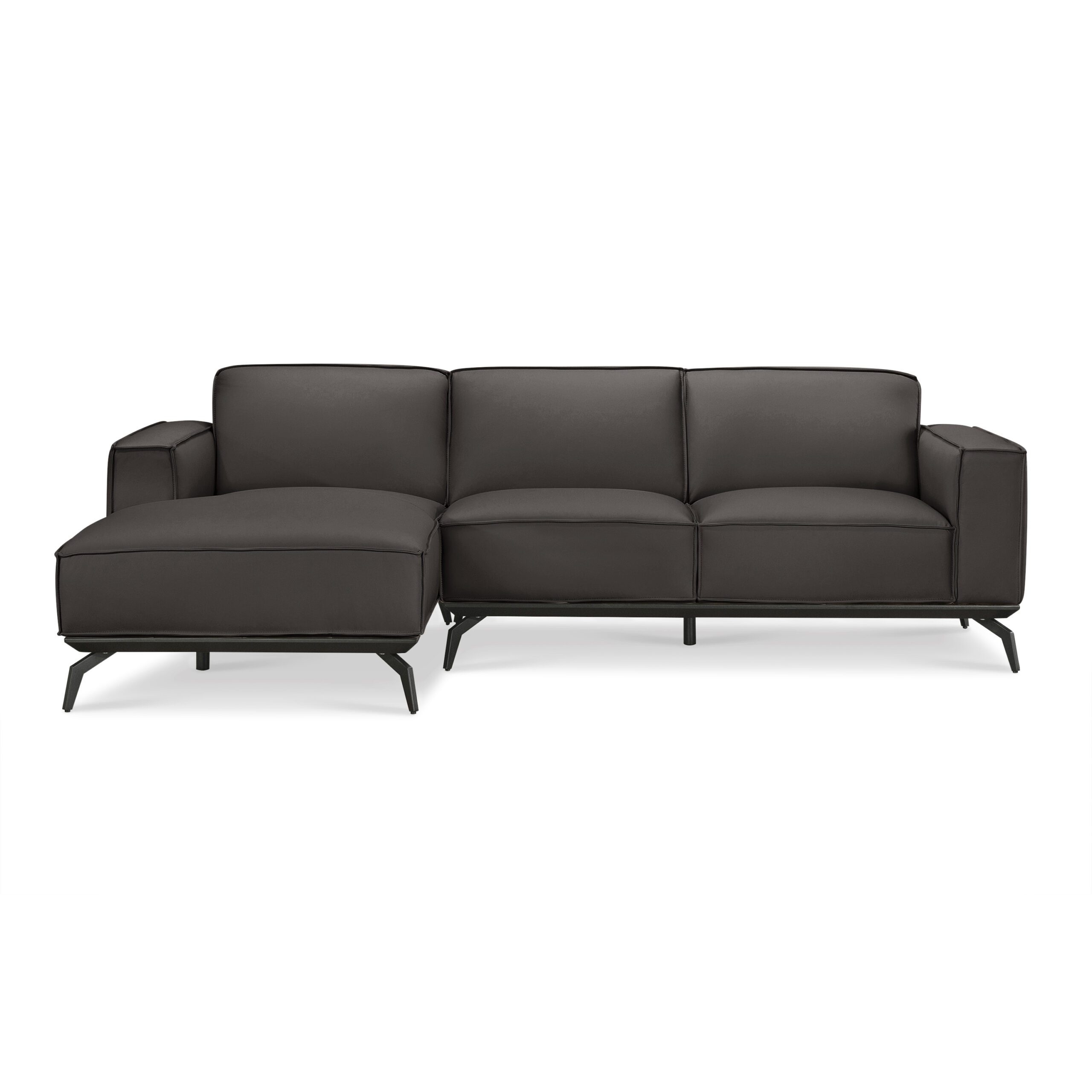 Mateus Full Leather L-Shape Sofa