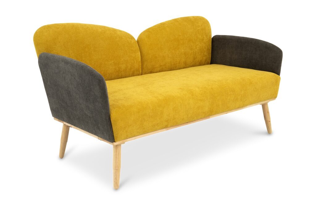 Vinger 2-Seater Sofa Set – Yellow