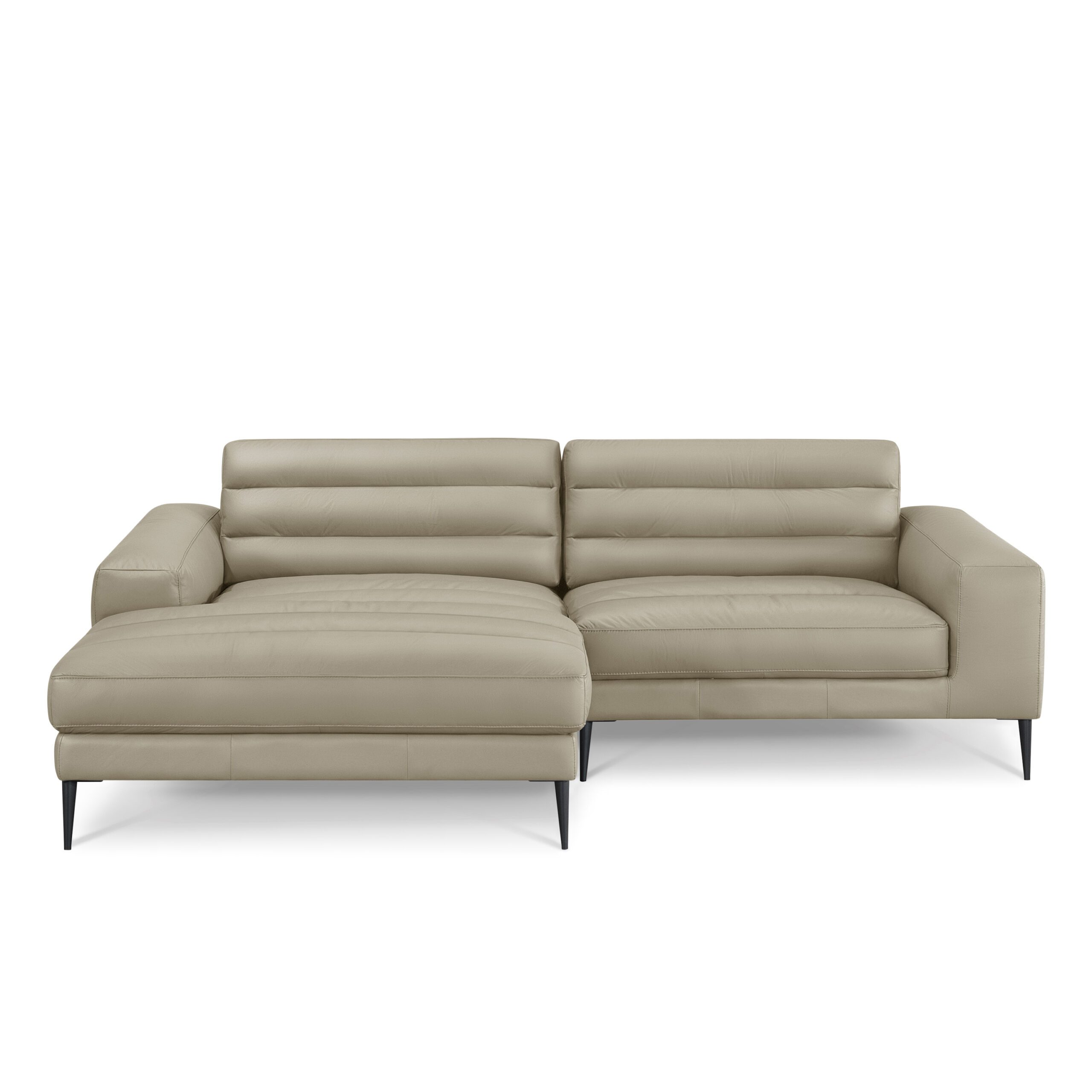 Vicente L-Shape Full Leather Sofa – Top Grain European Leather