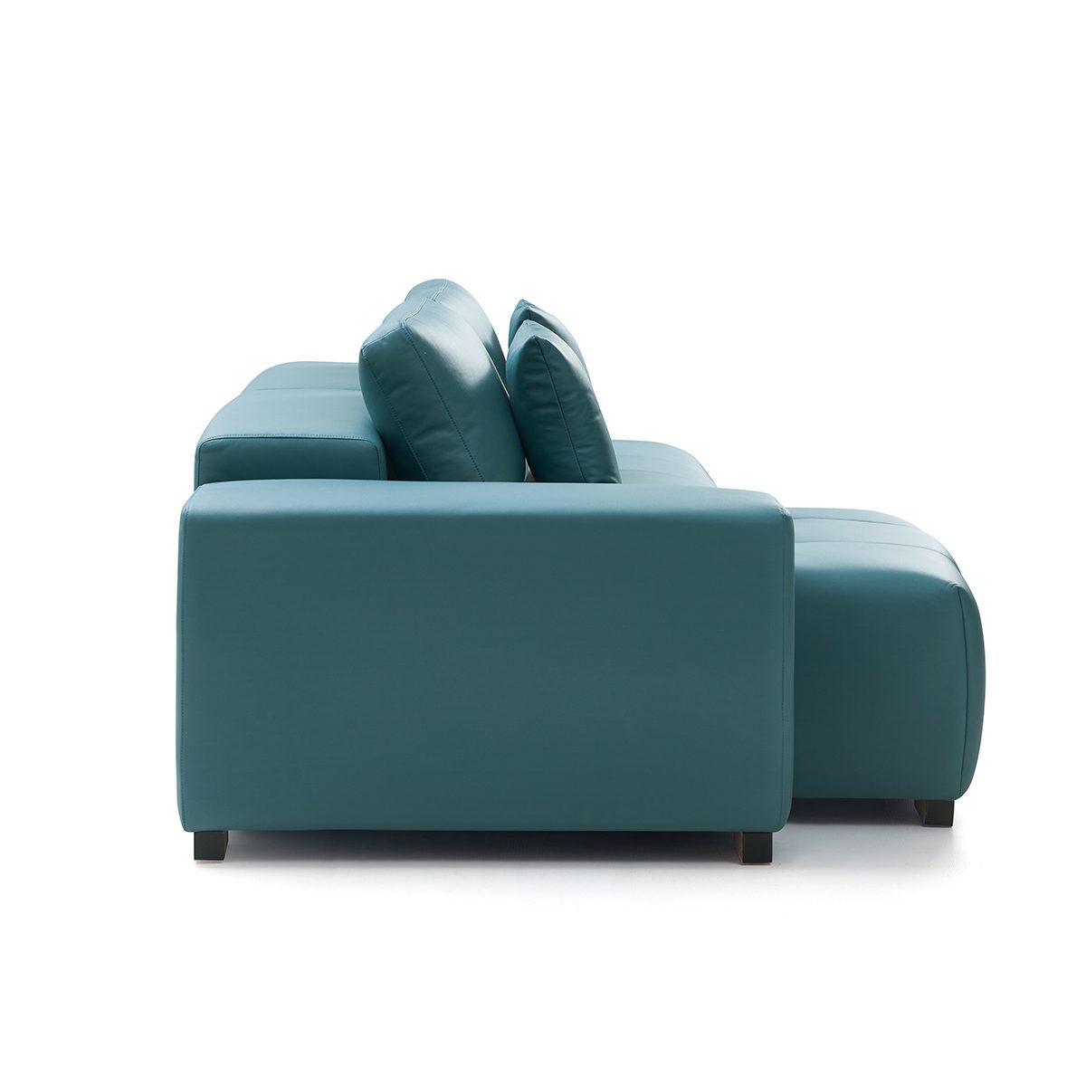 Woolcott L-Shape Sofa – Blue Green