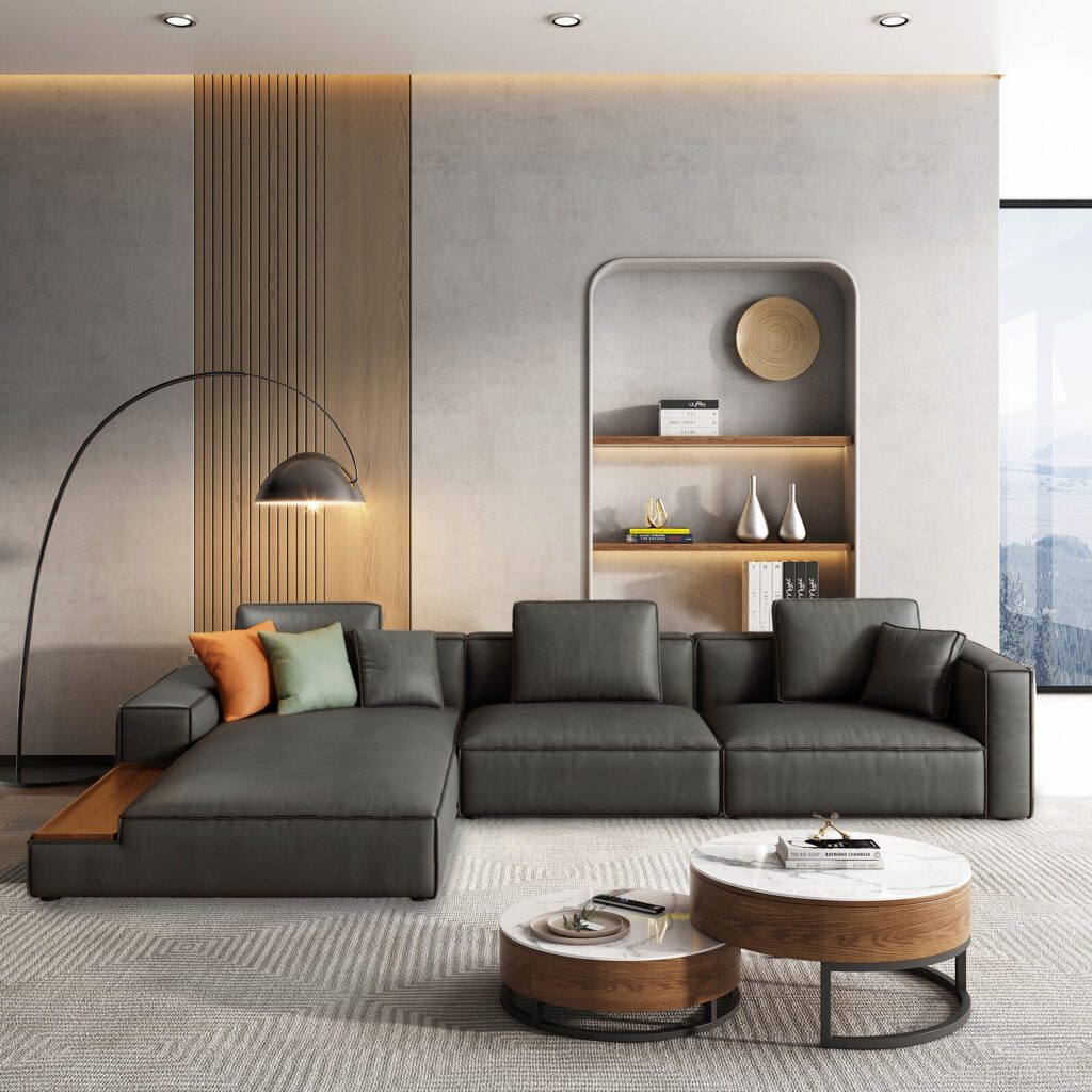 Siddell Premium 4-Seater L-Shape Sofa