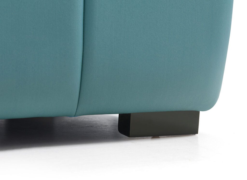 Woolcott L-Shape Sofa – Blue Green