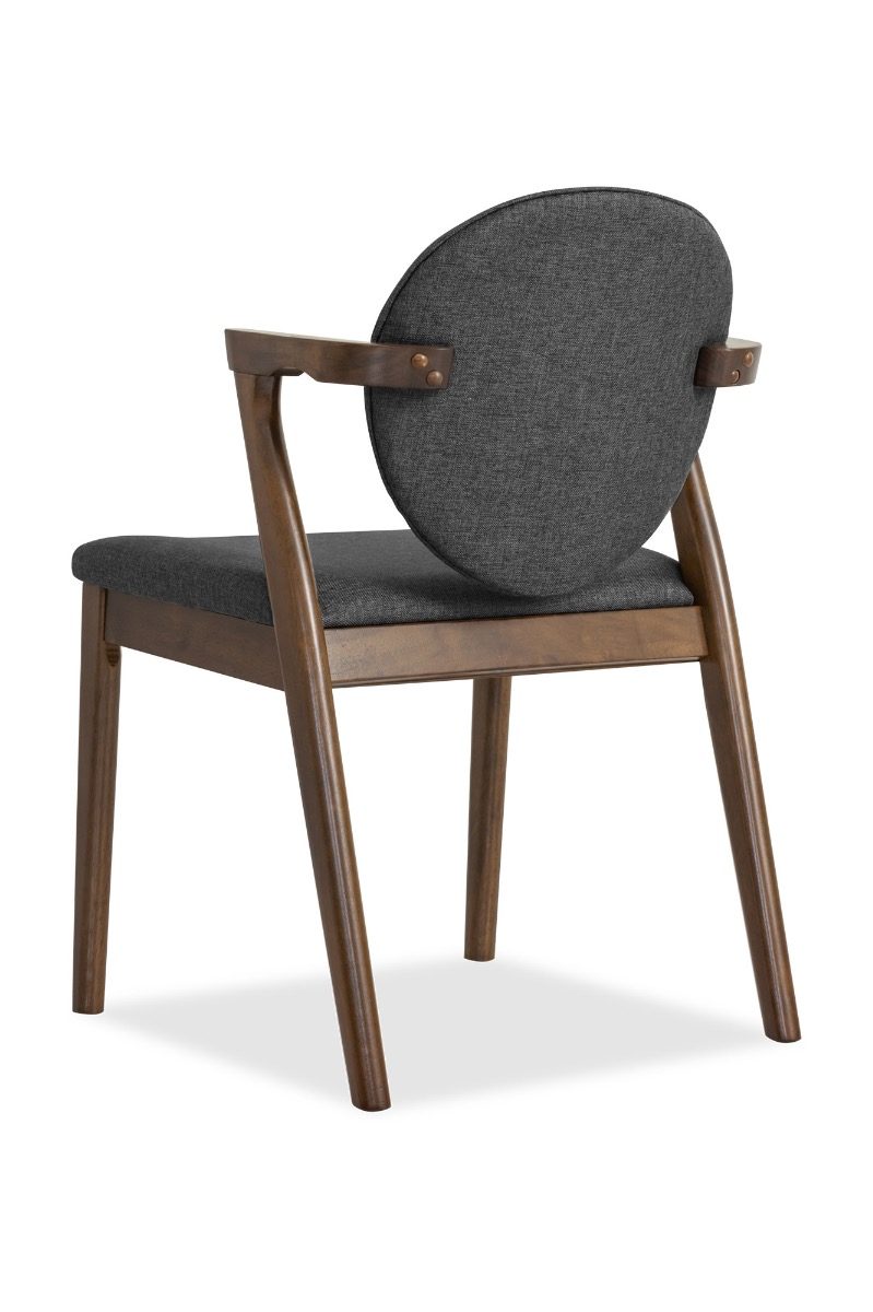 Ronny Arm Dining Chair – Walnut