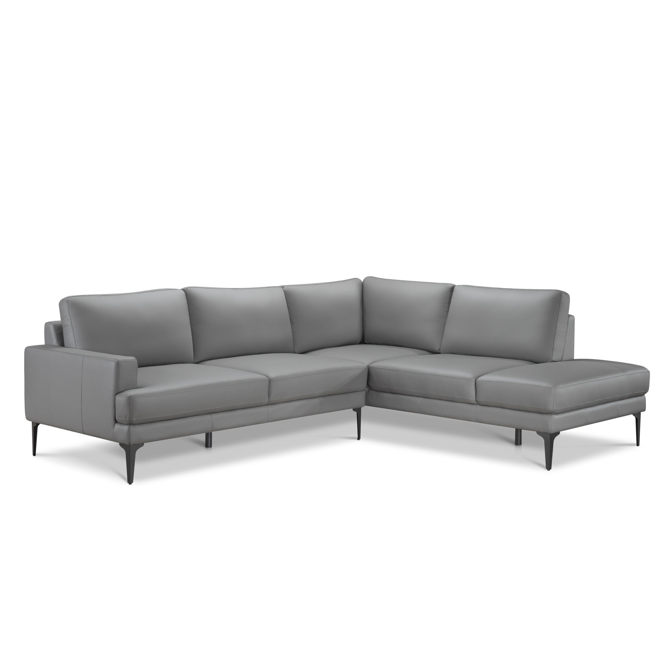Faleak Premium Full Leather L-Shape Sofa