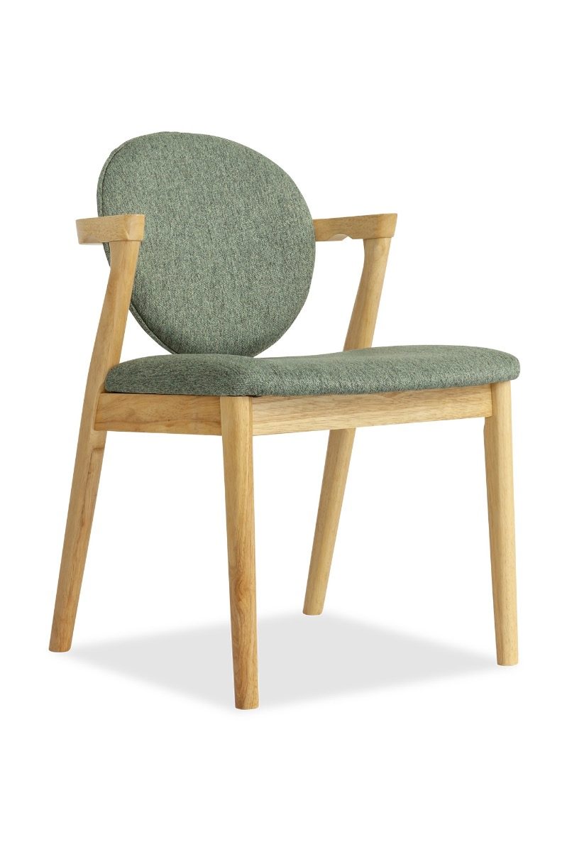 Ronny Arm Dining Chair – Natural