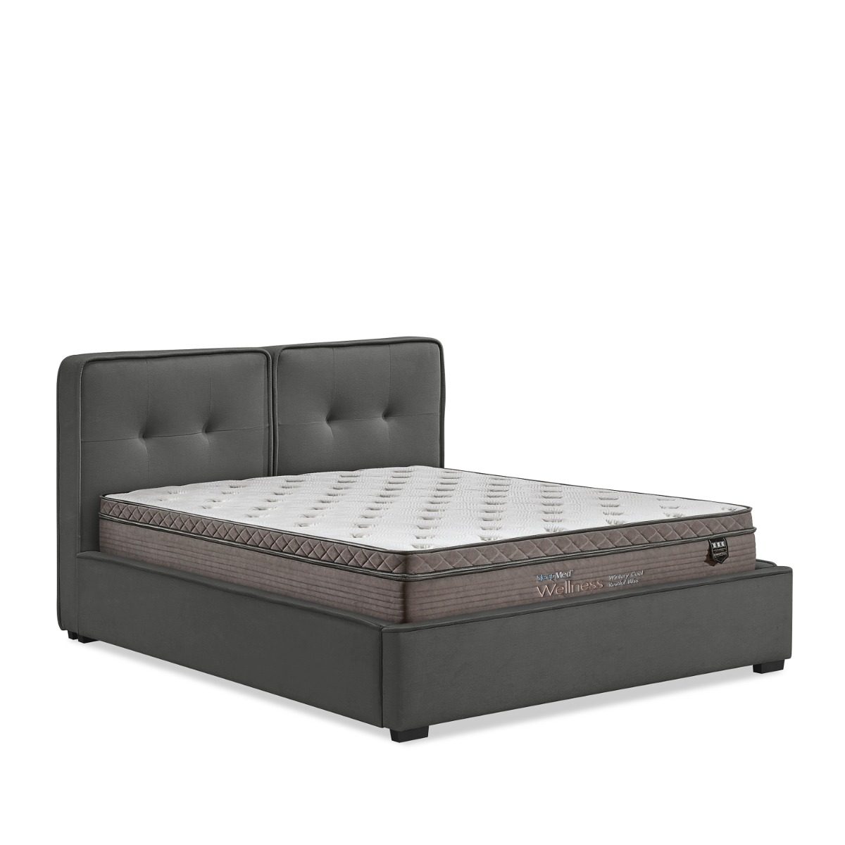 Radulf Queen Size Modern Upholstered Bed Frame