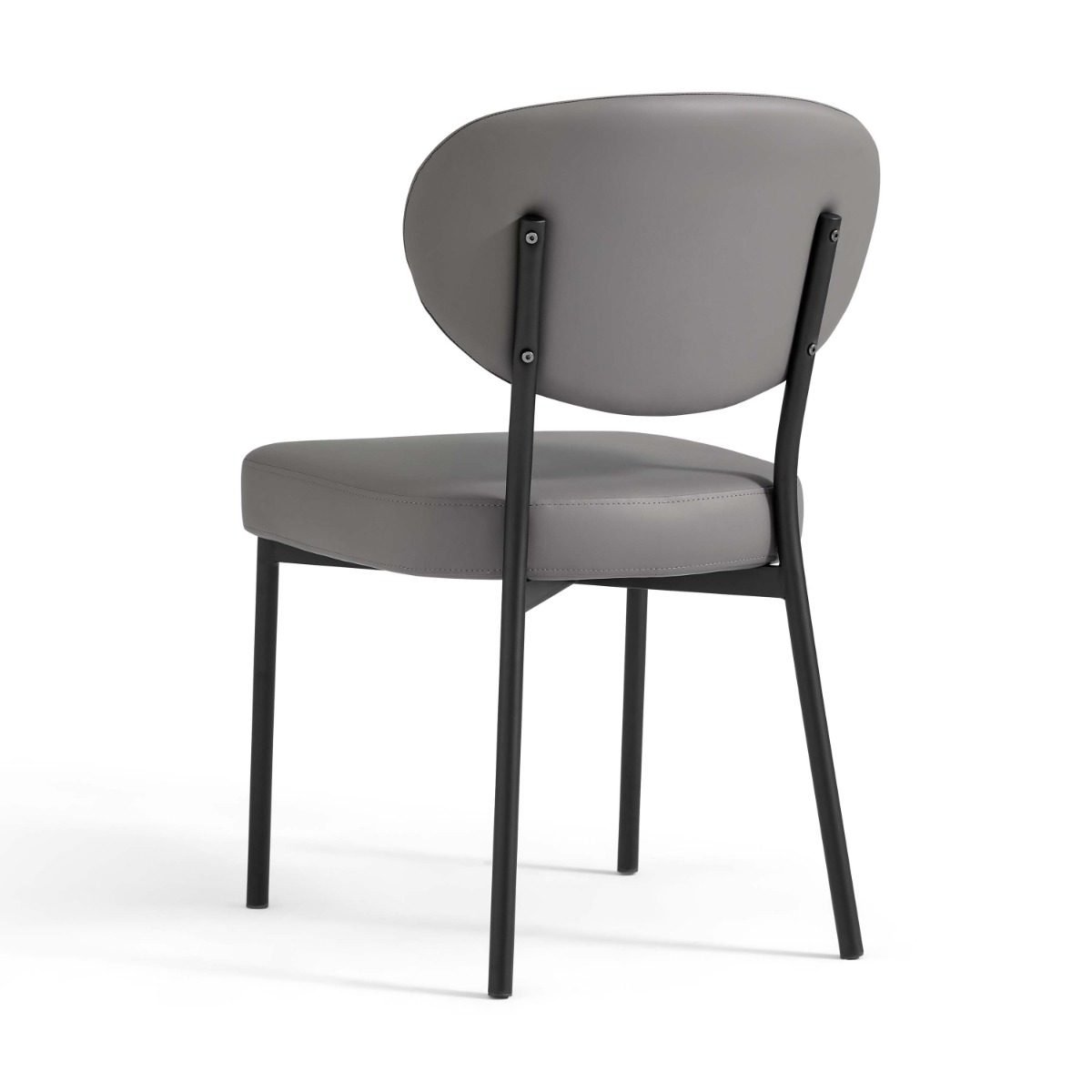 Choni Faux Leather Armless Chair