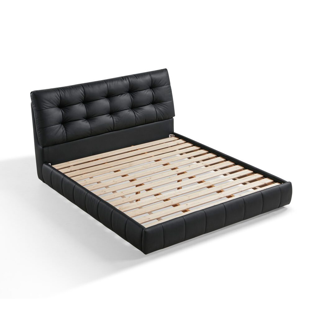 Dafina Faux Leather Bed Frame