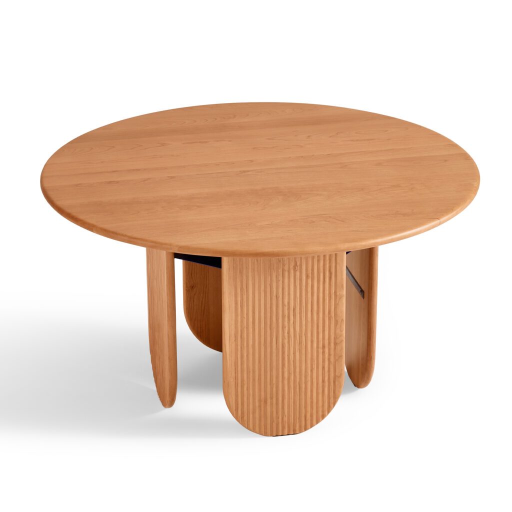 Afrodita Round Solid Cherry Wood Dining Table