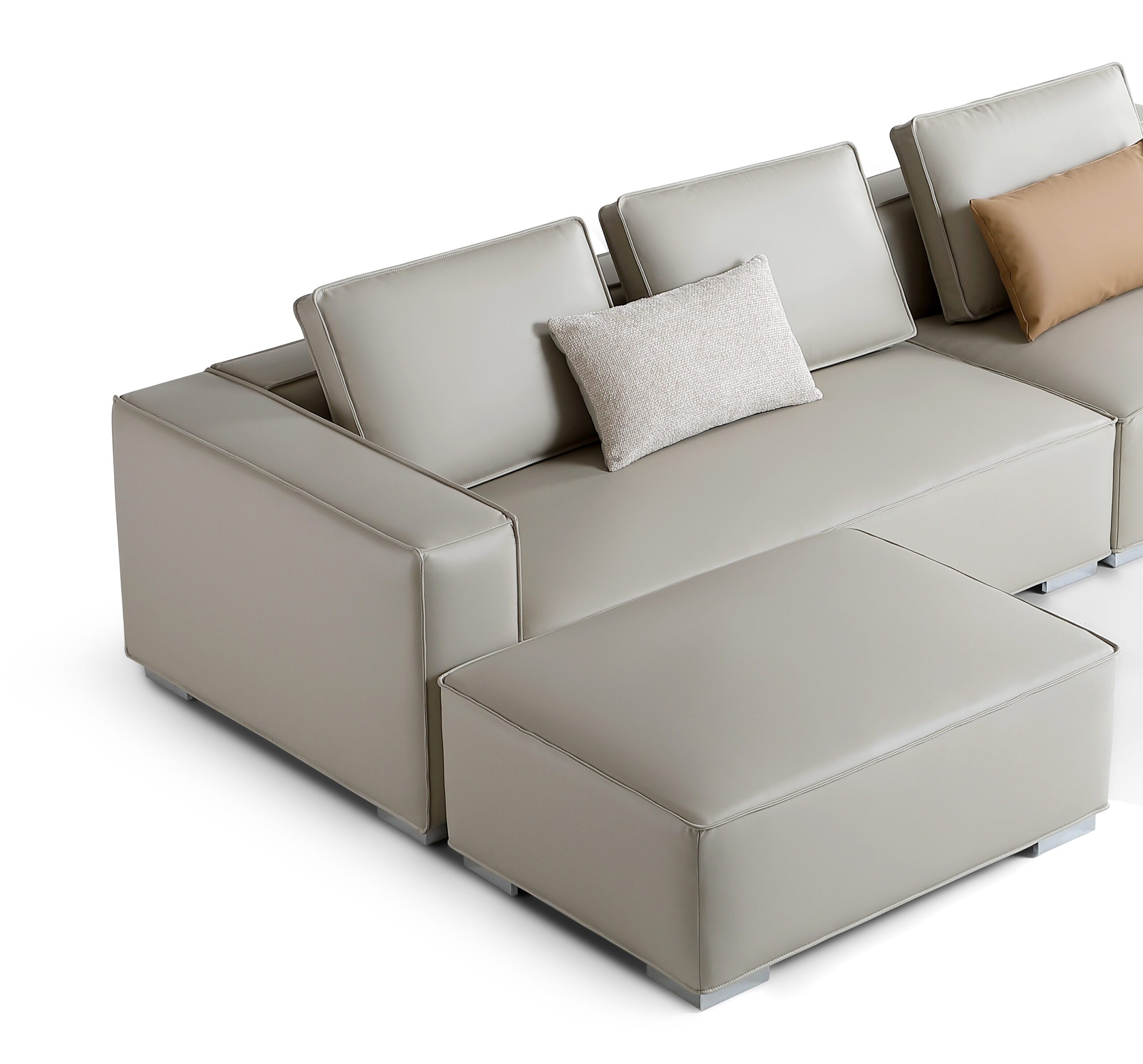 Kennan 3-Piece Modular Sofa with Ottoman