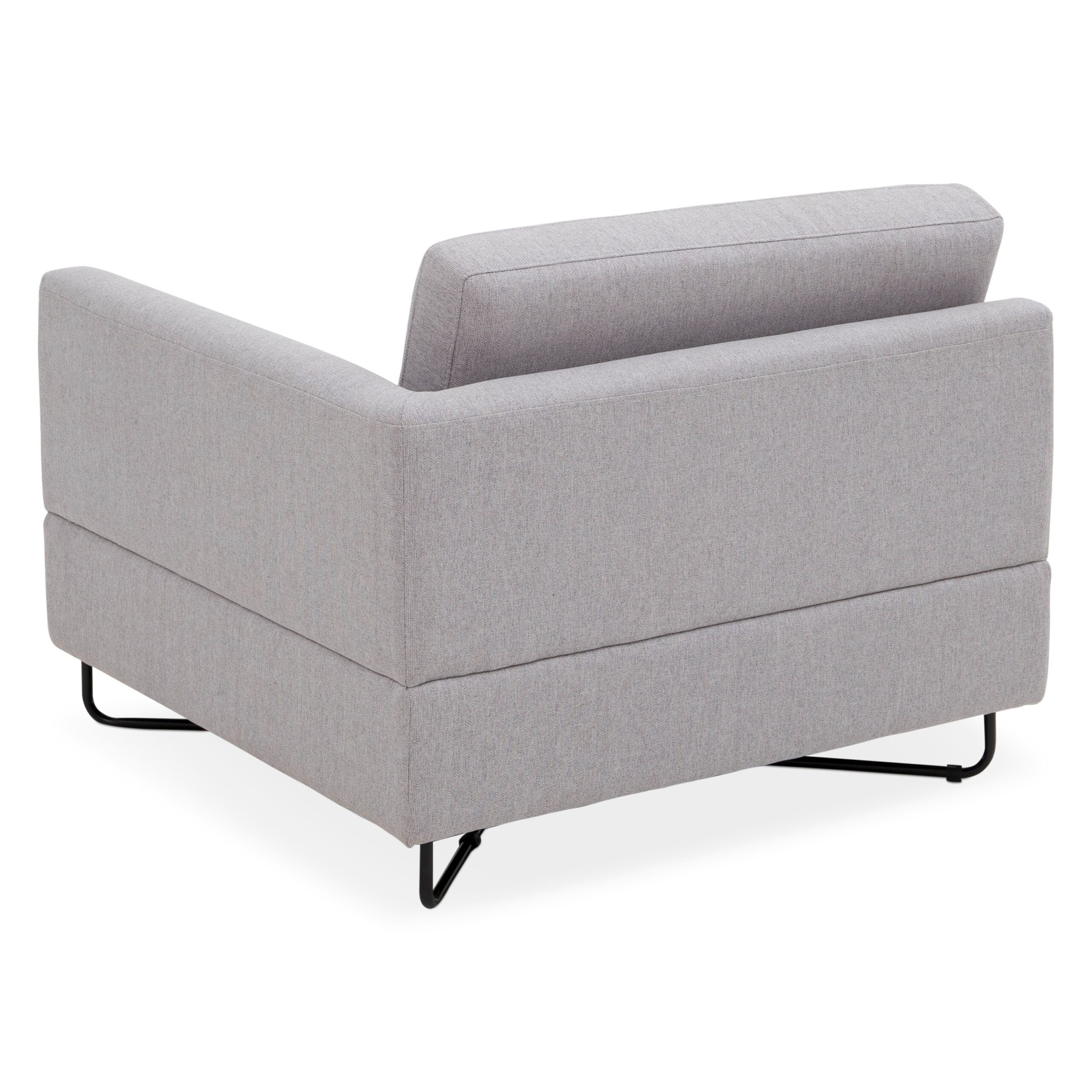 Scott 2-Seater Modular Sofa (Light Grey)